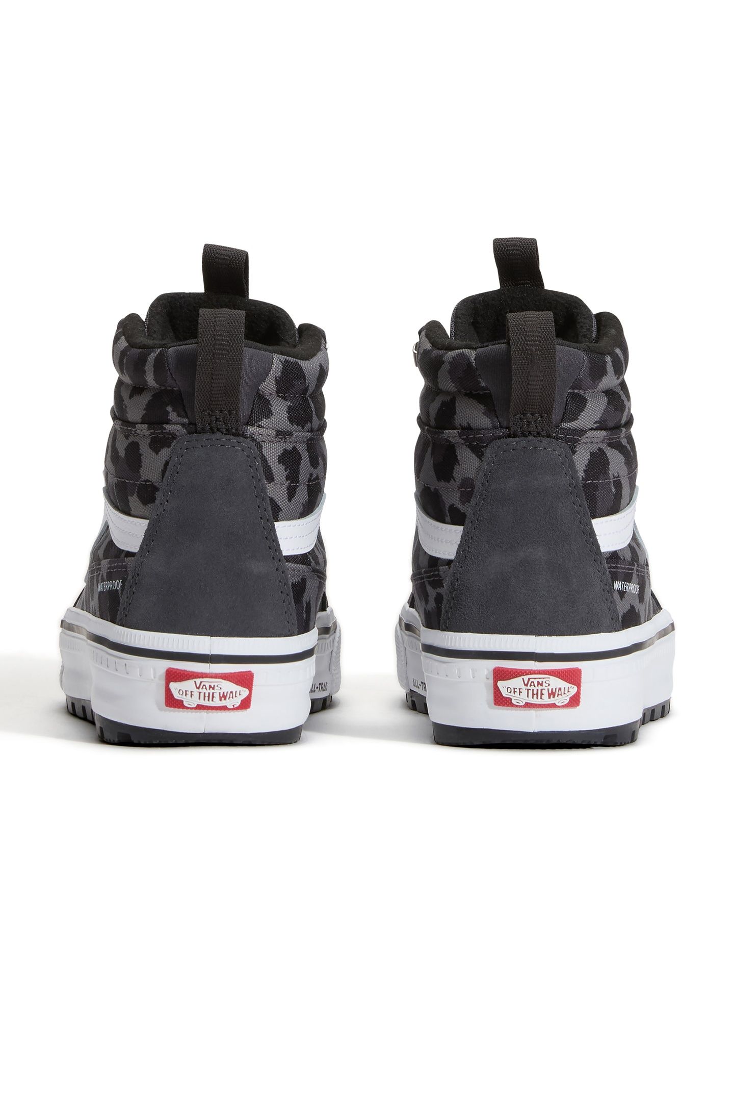 UNISEX SK8-HI WATERPROOF INSULATED MTE LEOPARD CHARCOAL GREY 4