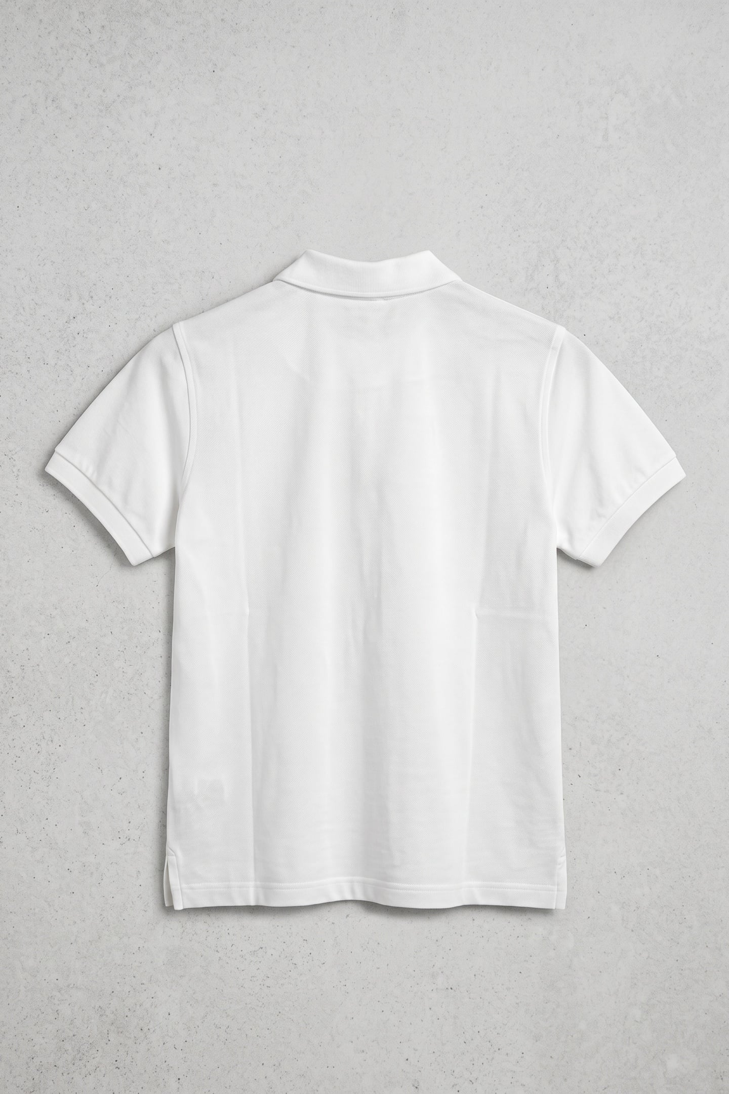 TEEN UNISEX SHIELD SS PIQUE WHITE 3