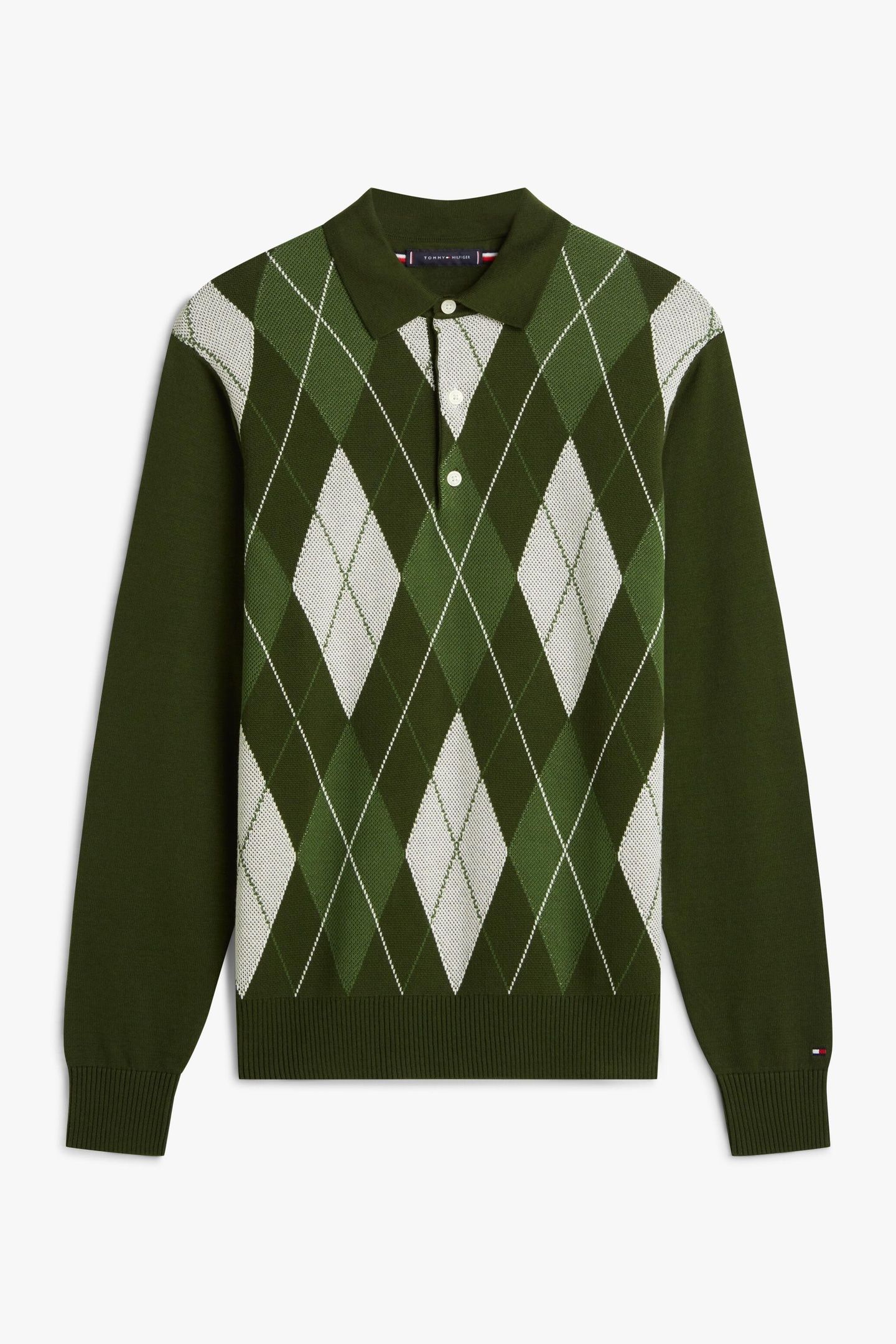 ARGYLE LOOSE RUGBY ARCTIC SPRUCE 1