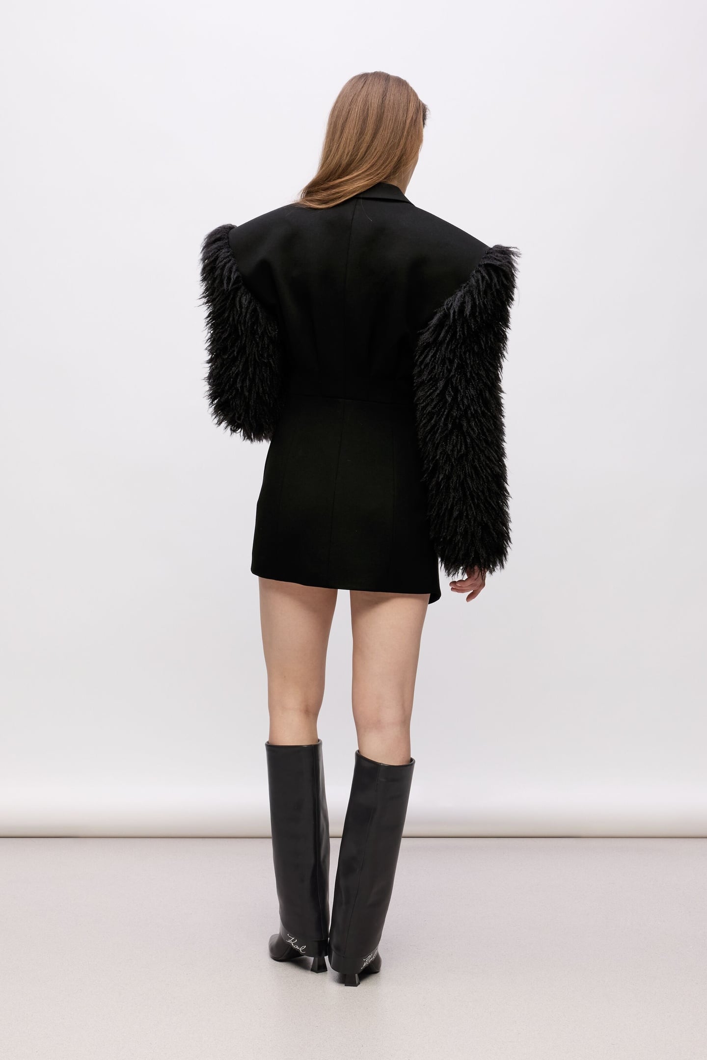 KARL STUDIO BLAZER DRESS BLACK 2