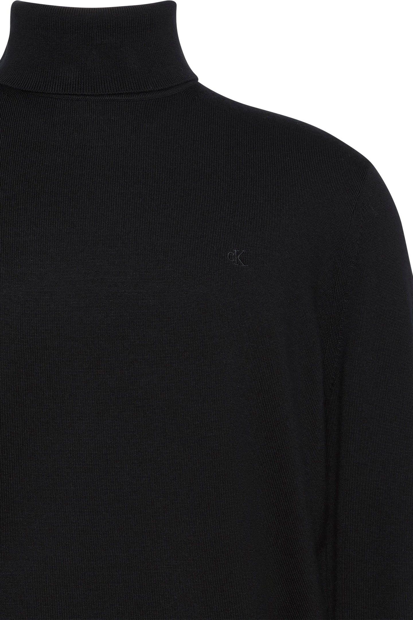 LS 100% MERINO T-NECK BLACK 4