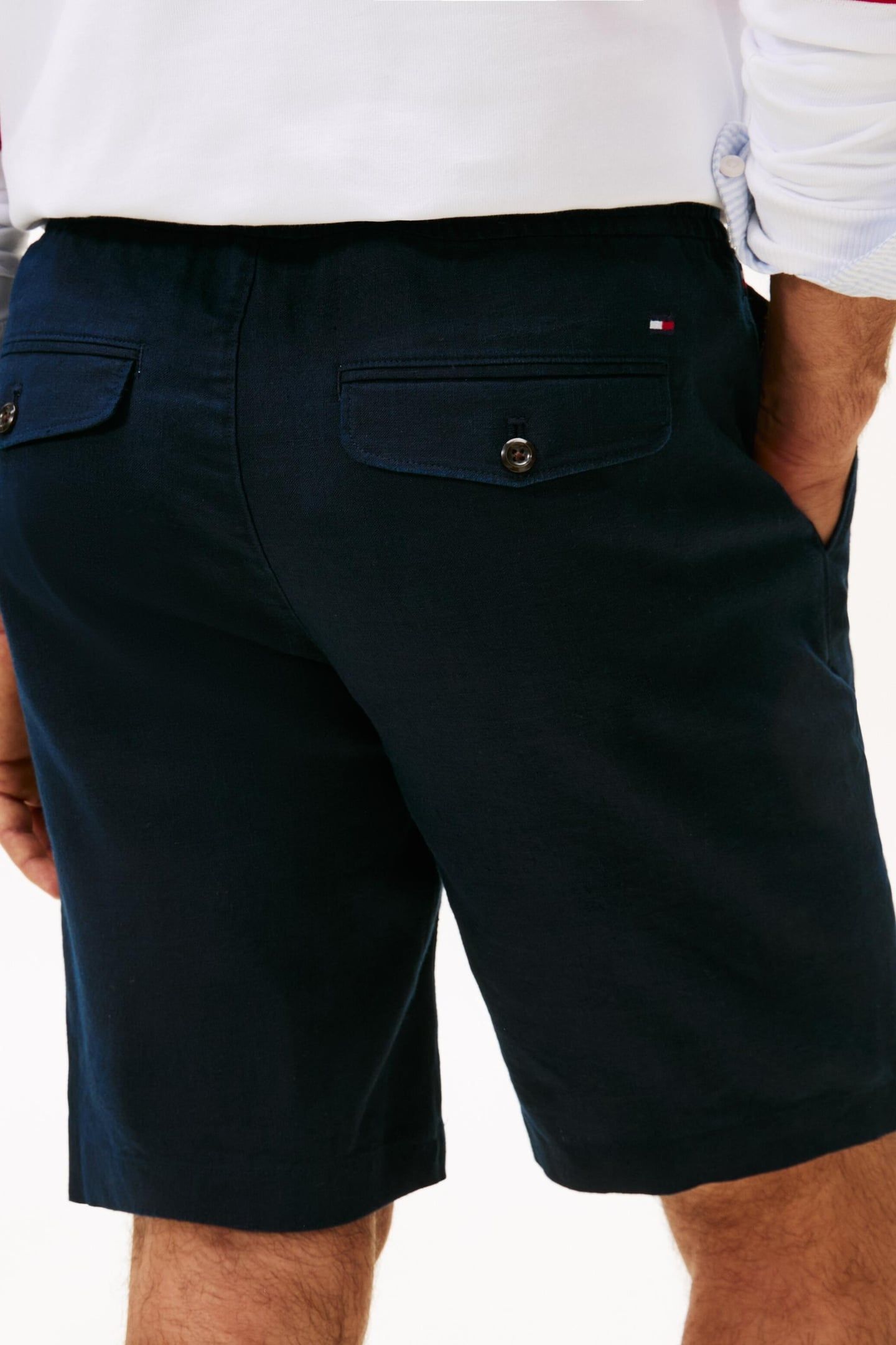 HARLEM PO LINEN SHORT DESERT SKY 6