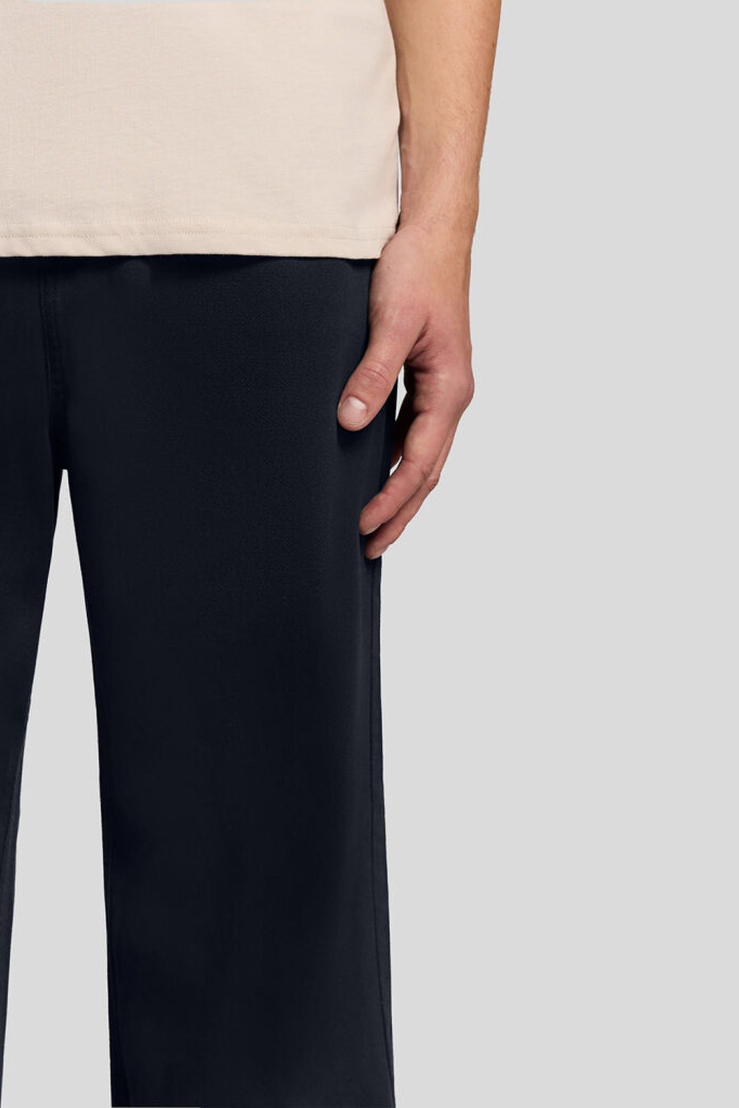 ENZYME WASH PLEATED TROUSER DARK NAVY 5
