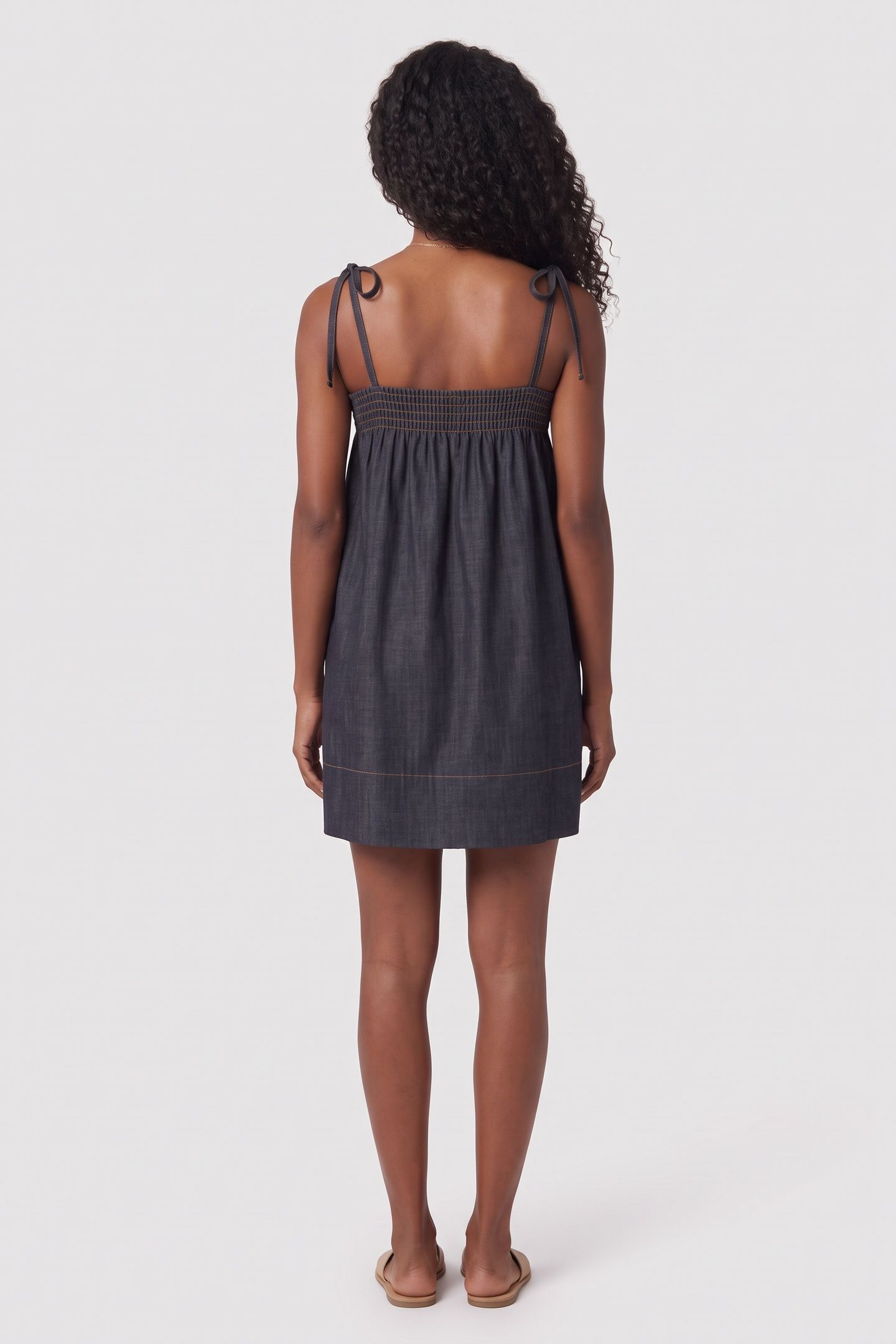 SMOCK DRESS SUN INDIGO 2