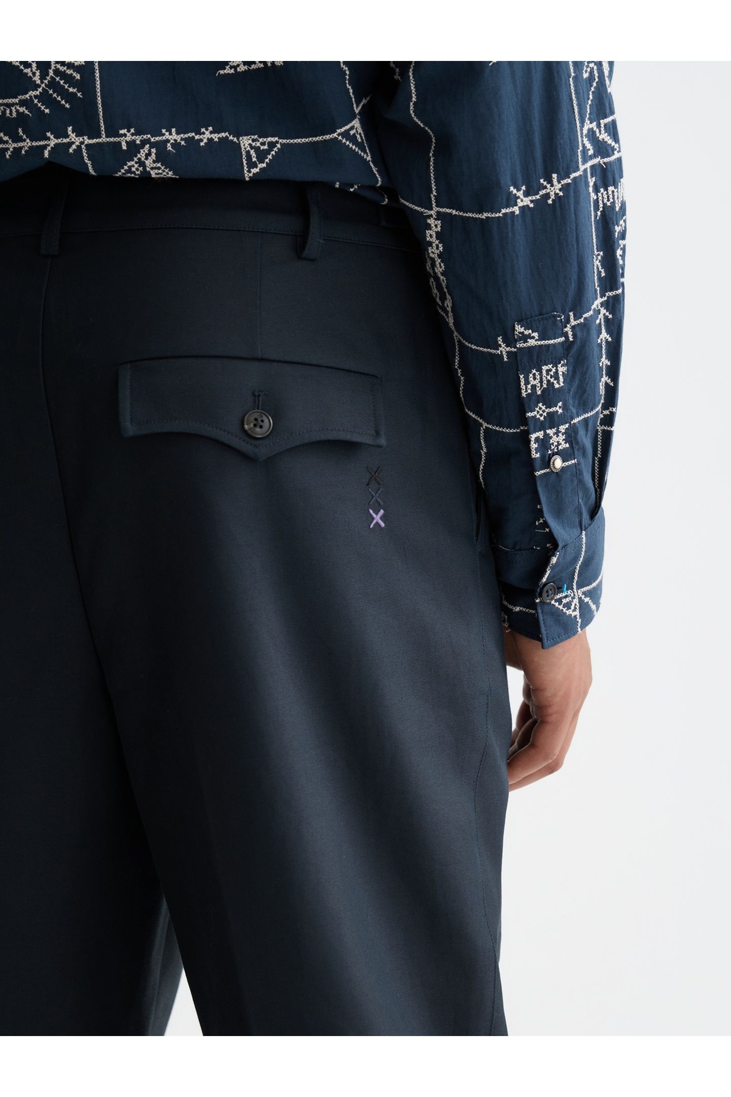 OTIS COTTON-TWILL RELAXED STRAIGHT-FIT CHINO NAVY 6