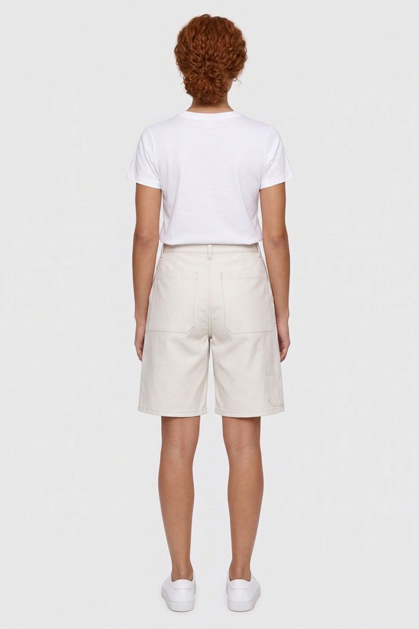 UNISEX BERMUDA SHORTS MOLESKIN CHALK 4