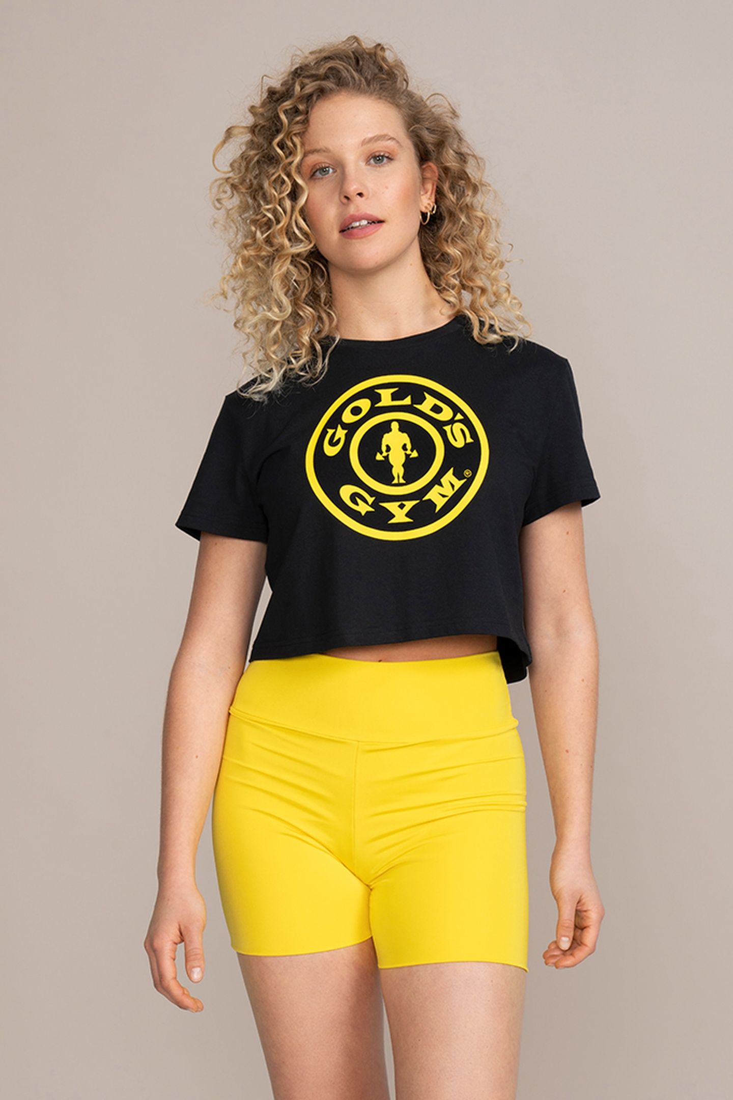 WEIGHT PLATE WOMENS CROP TEE BLACK 2