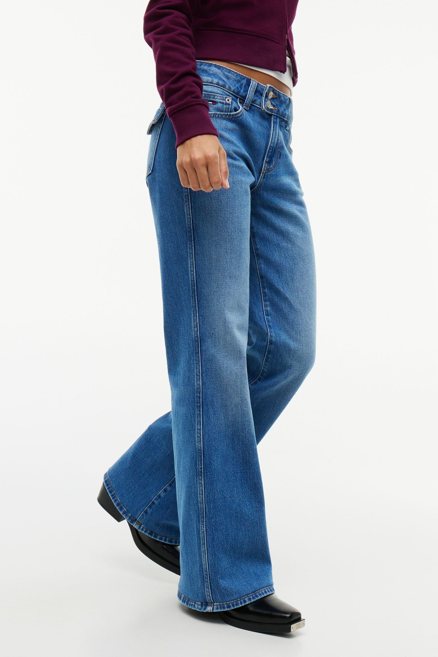 SIA LOW RISE BOOTCUT JEANS DENIM 5