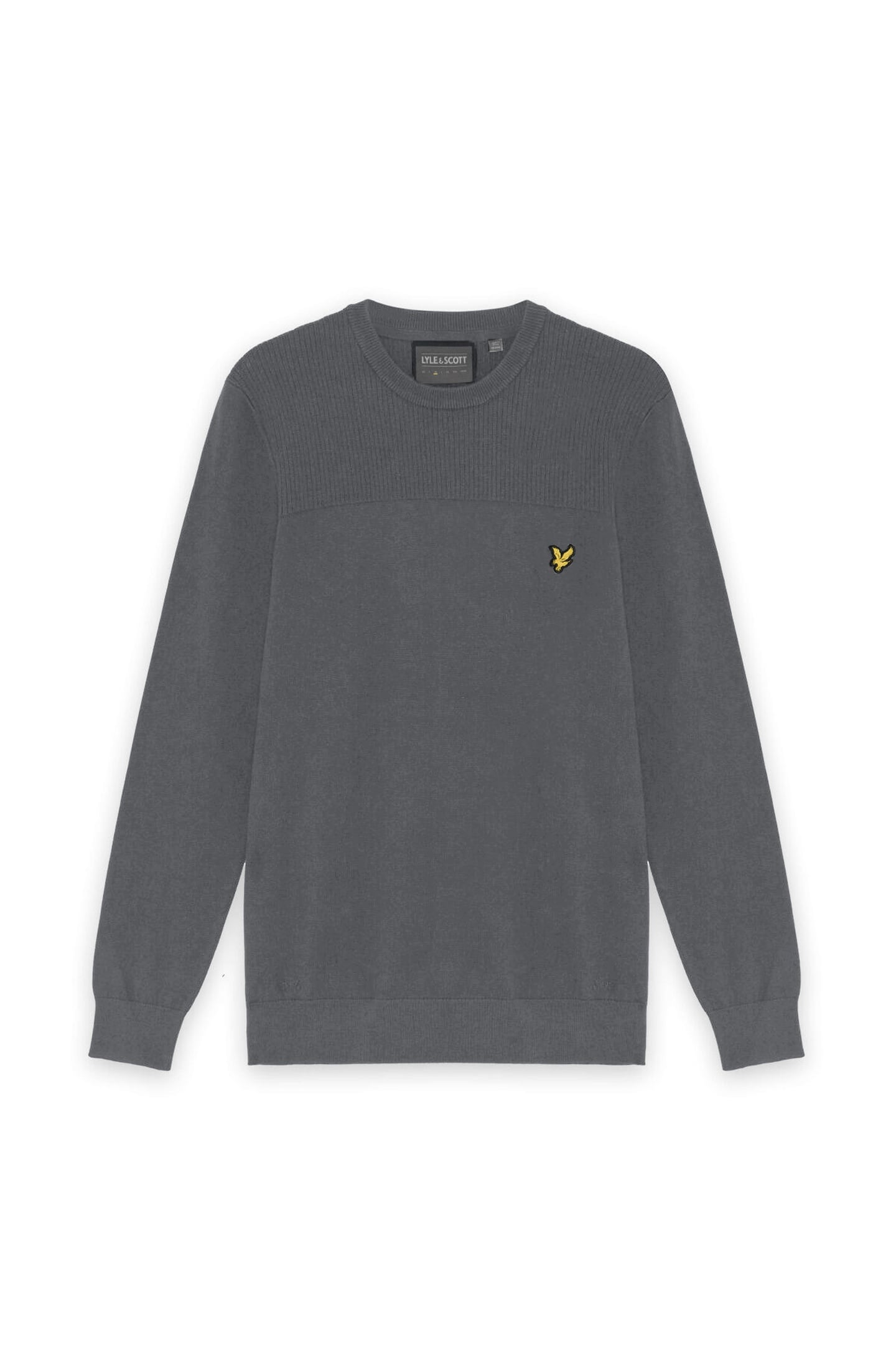GOLF 1874 CREW NECK PULLOVER CARBON GREY 4