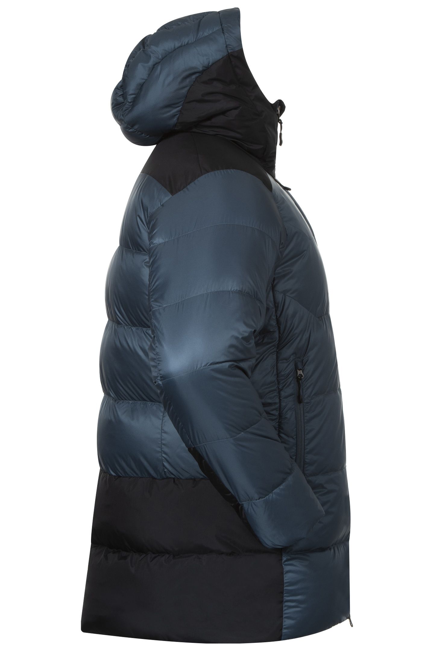 MAGMA EXTREME DOWN JACKET W/HOOD UNISEX ORION BLUE/BLACK XS 3