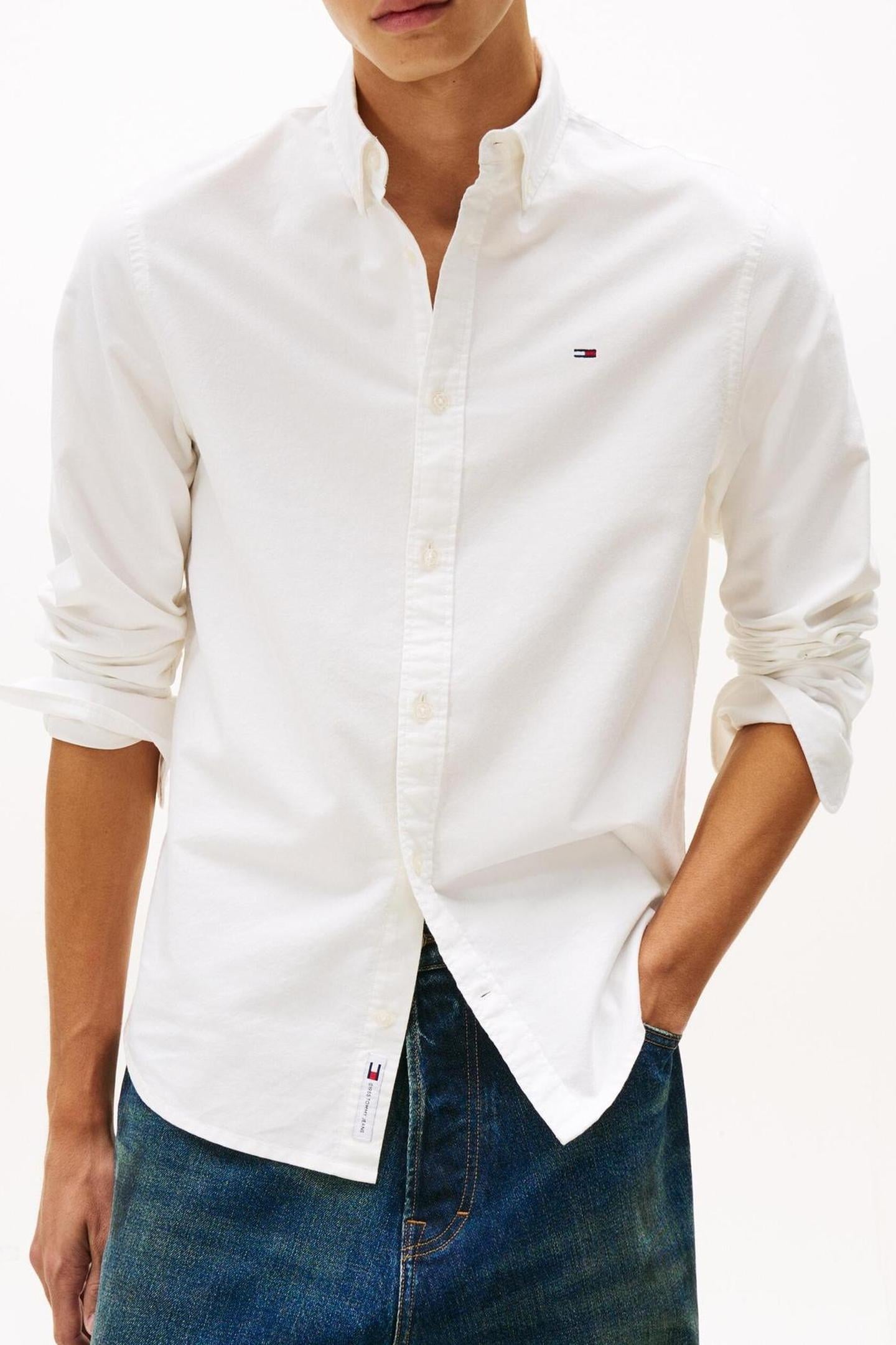 TJM REG OXFORD SHIRT ECRU 1