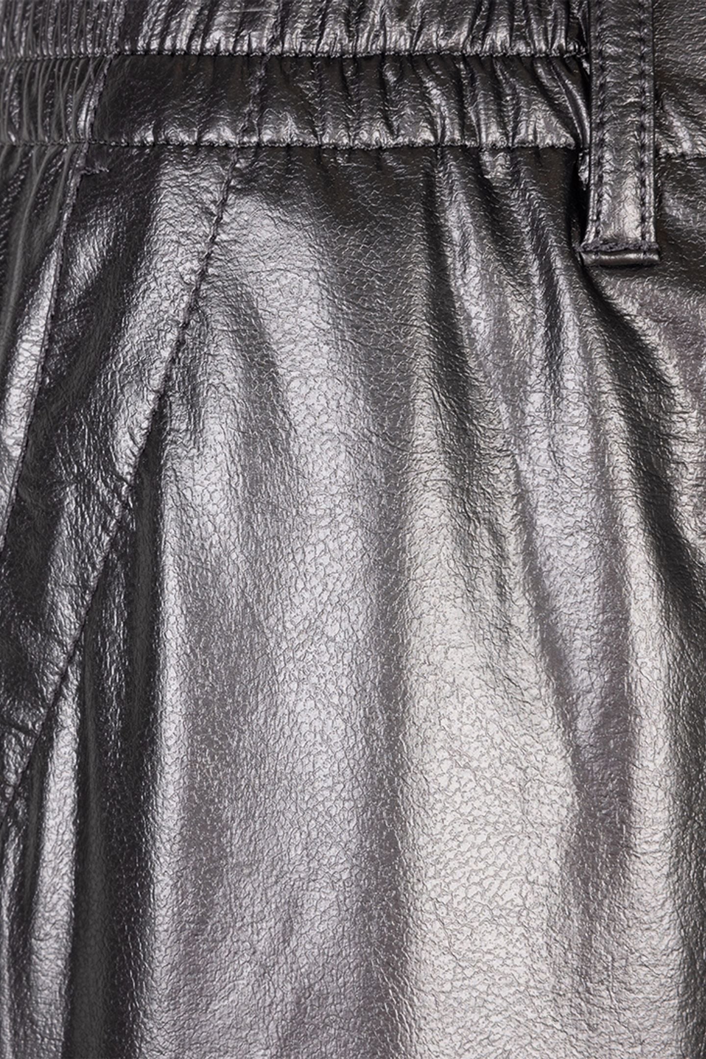 TROUSERS METALLIC PU GREY 4
