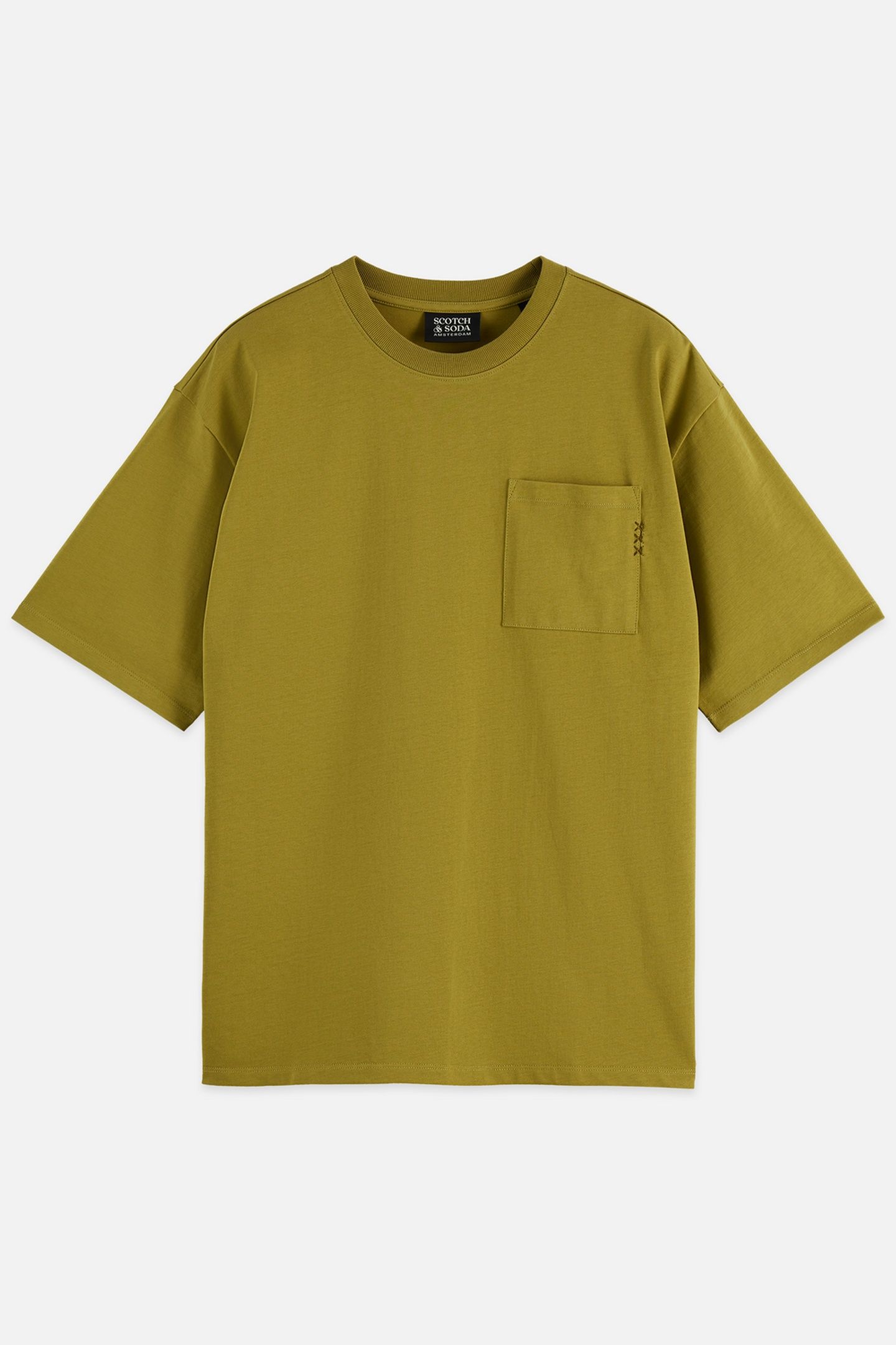 SEASONAL CORE 3 CROSSES CHEST POCKET LOOSE-FIT T-SHIRT DARK  1