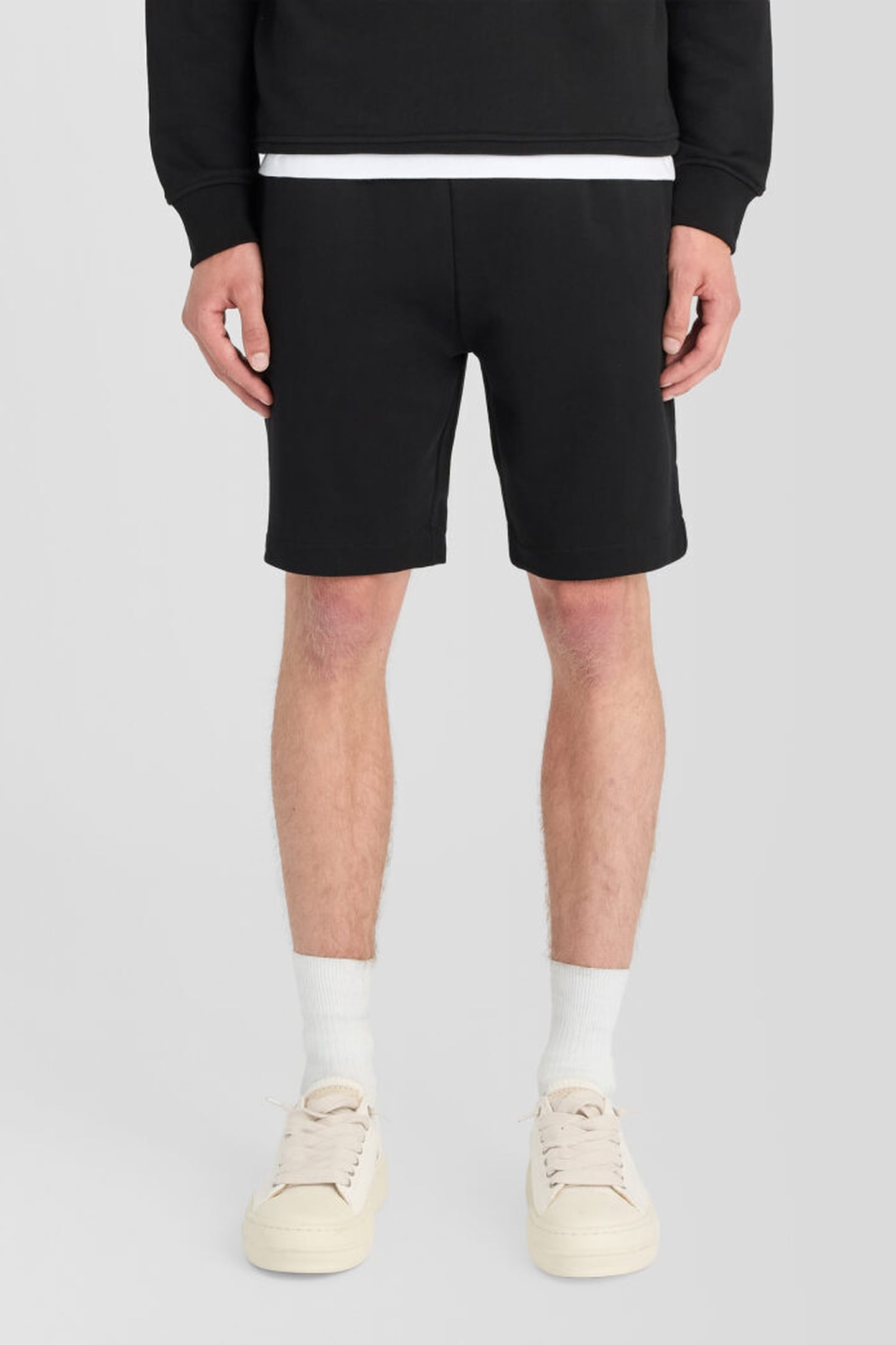 SUPERFINE SWEATSHORT JET BLACK 1