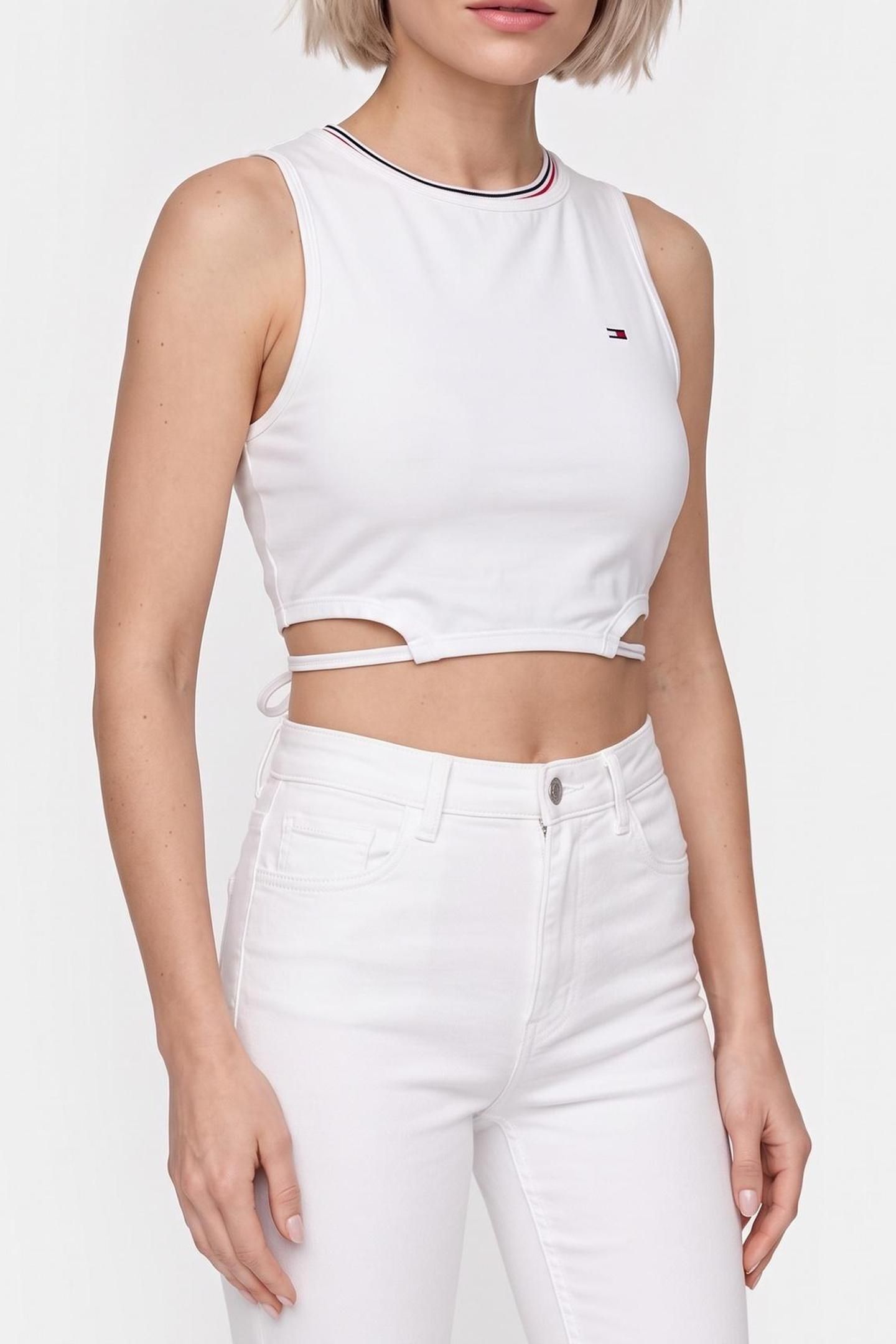 TJW ULTR CRP TIE TOP WHITE 1