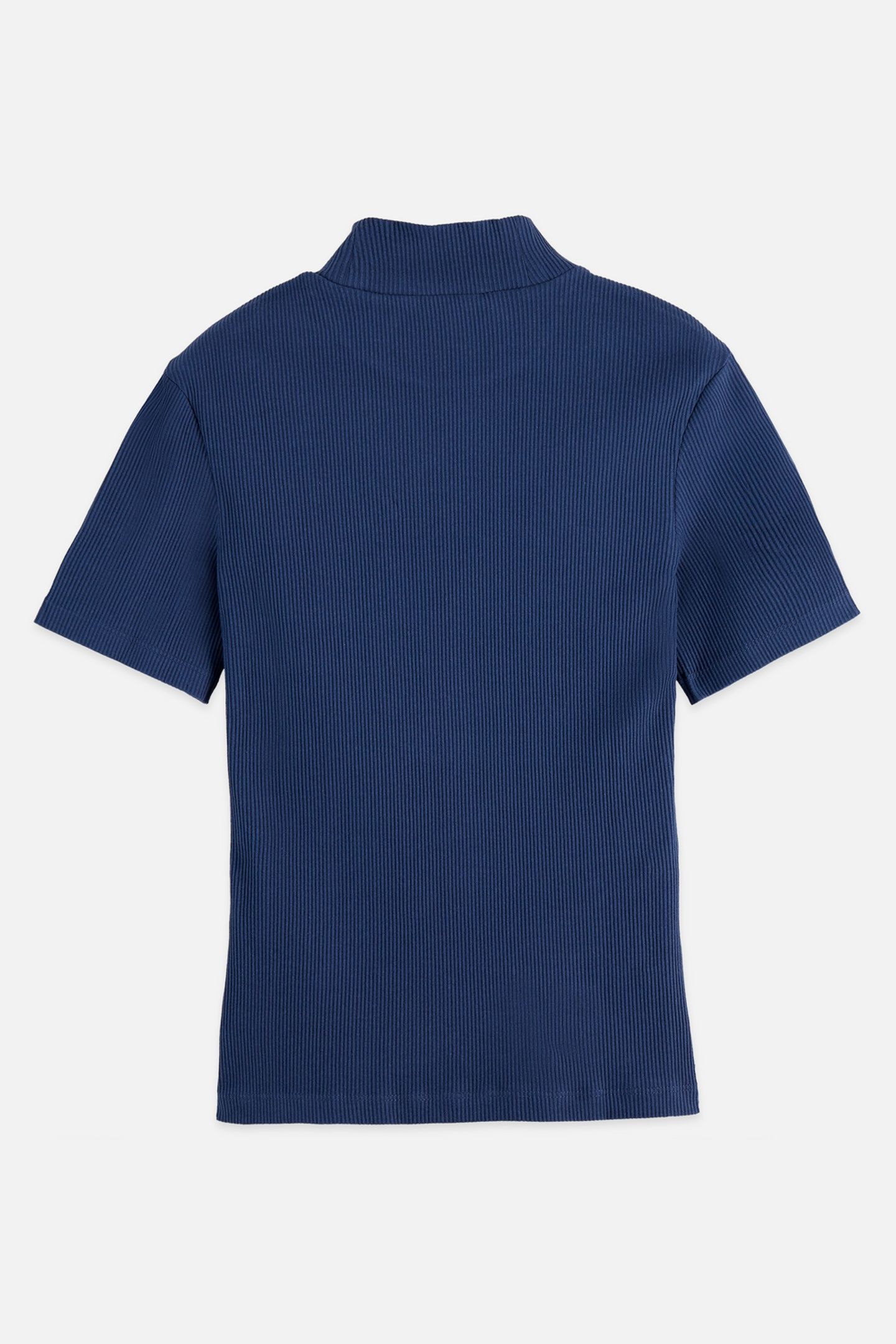 MOCK NECK RIB T-SHIRT OCEANA 5