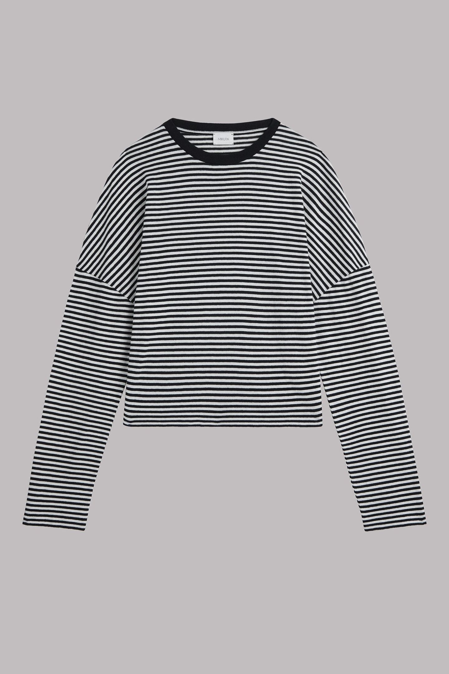 THE STRIPED DRY COTTON LOOSE LONGSLEEVE 3