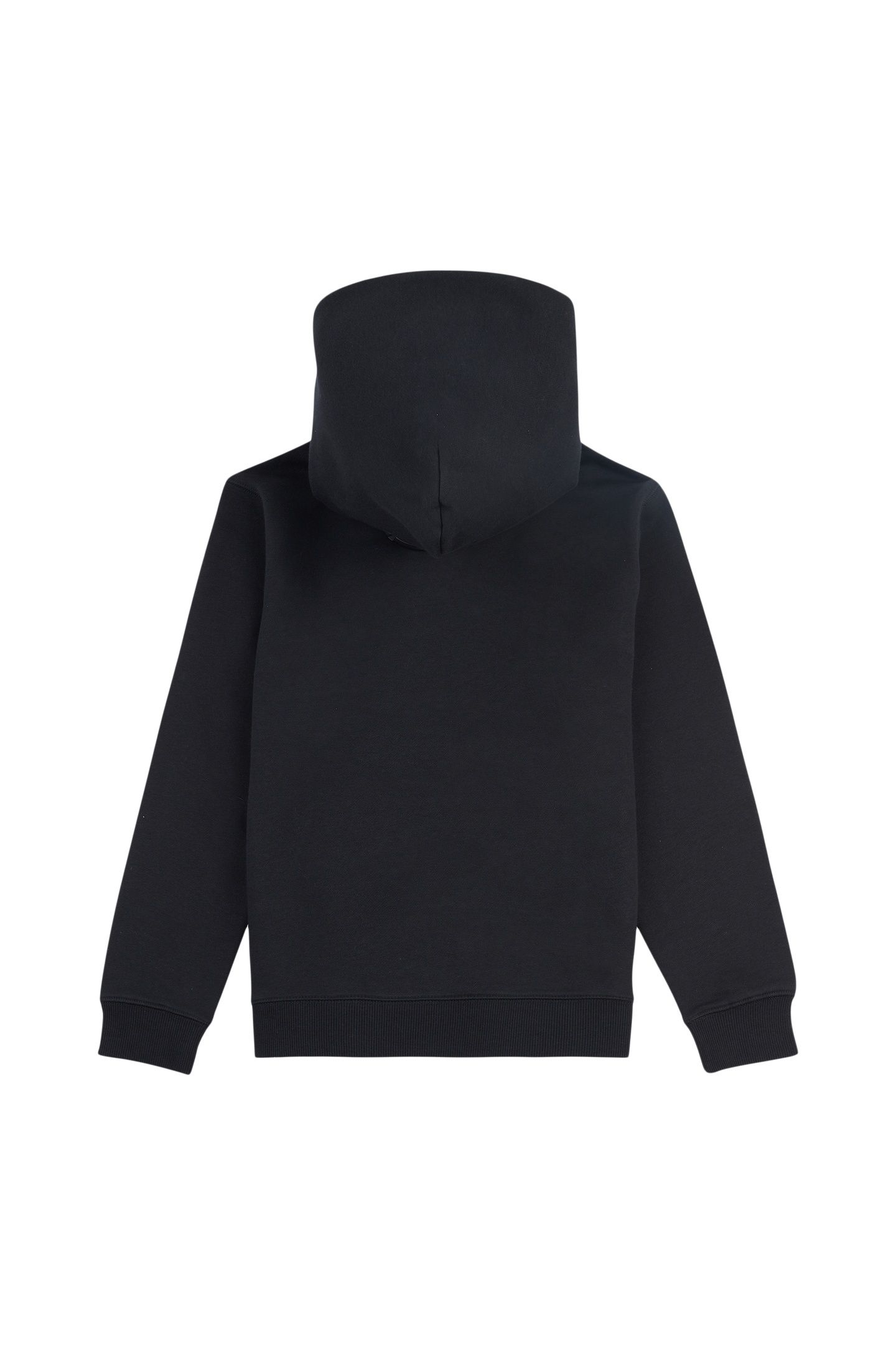 GRADE BOYS BRUSH BACK SMALL LOGO HOODIE BLACK 5