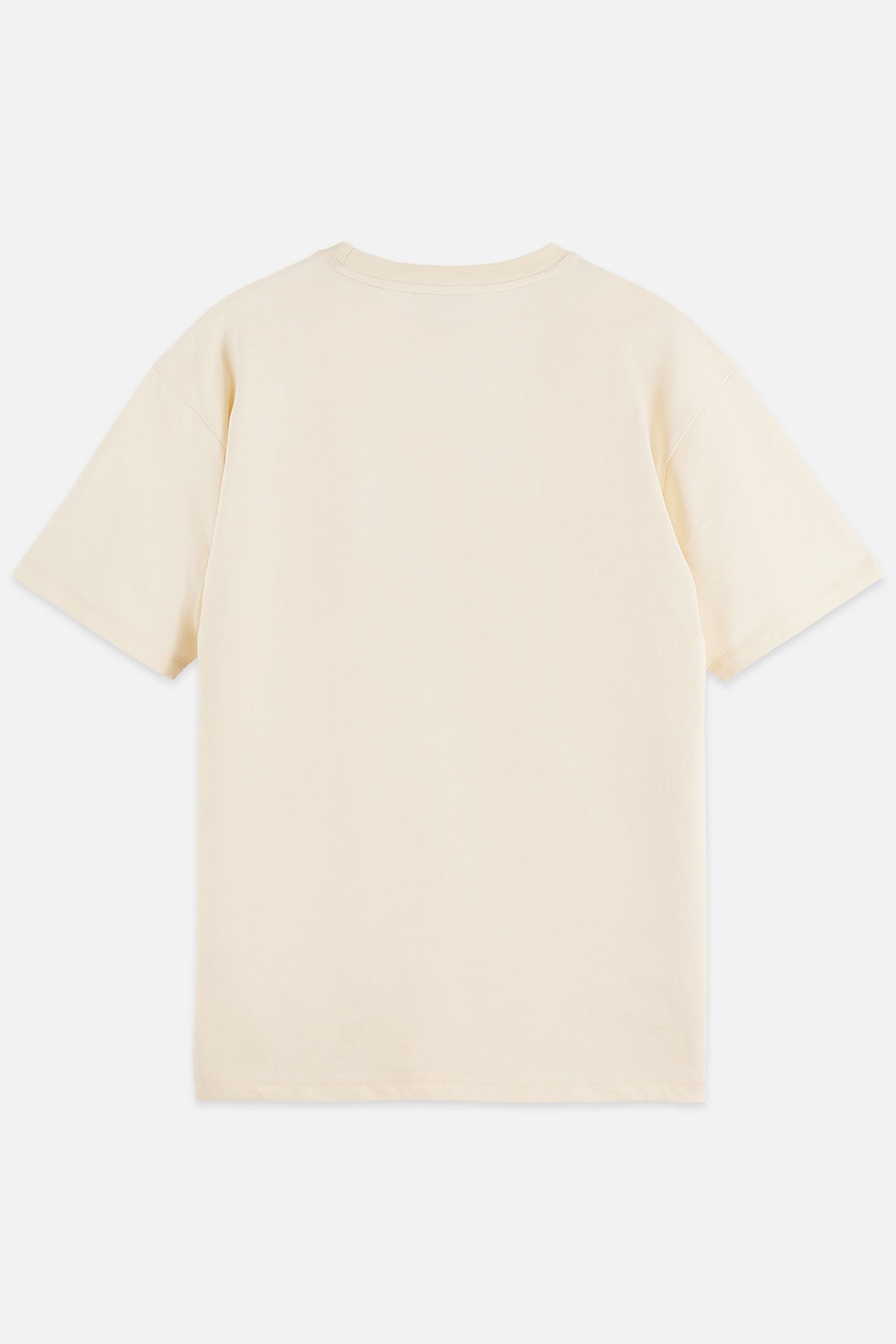 FRONT ARTWORK RELAXED-FIT T-SHIRT LIGHT BEIGE 2