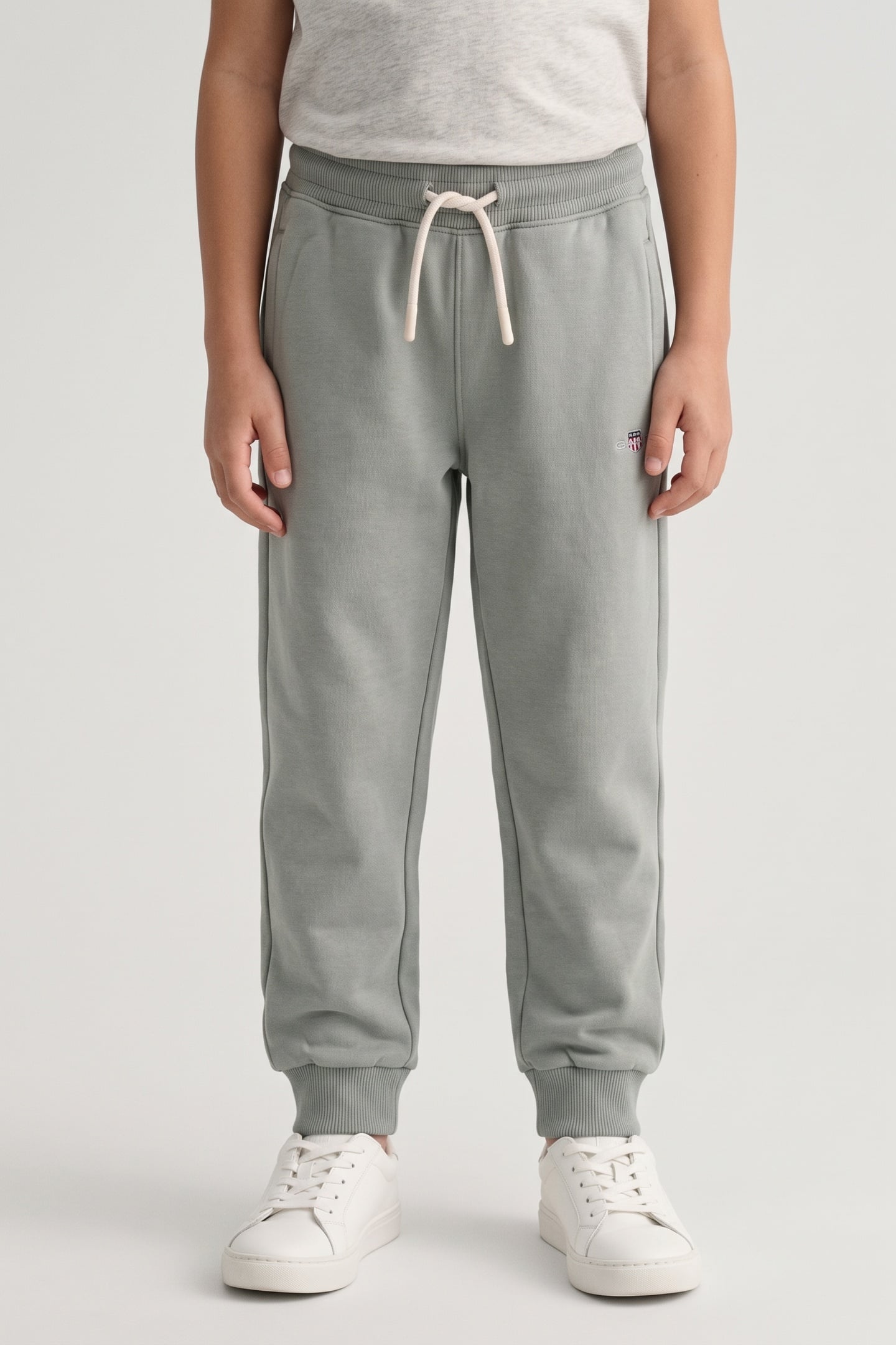 KIDS BOYS SHIELD SWEATPANTS CERAMIC GREY 1