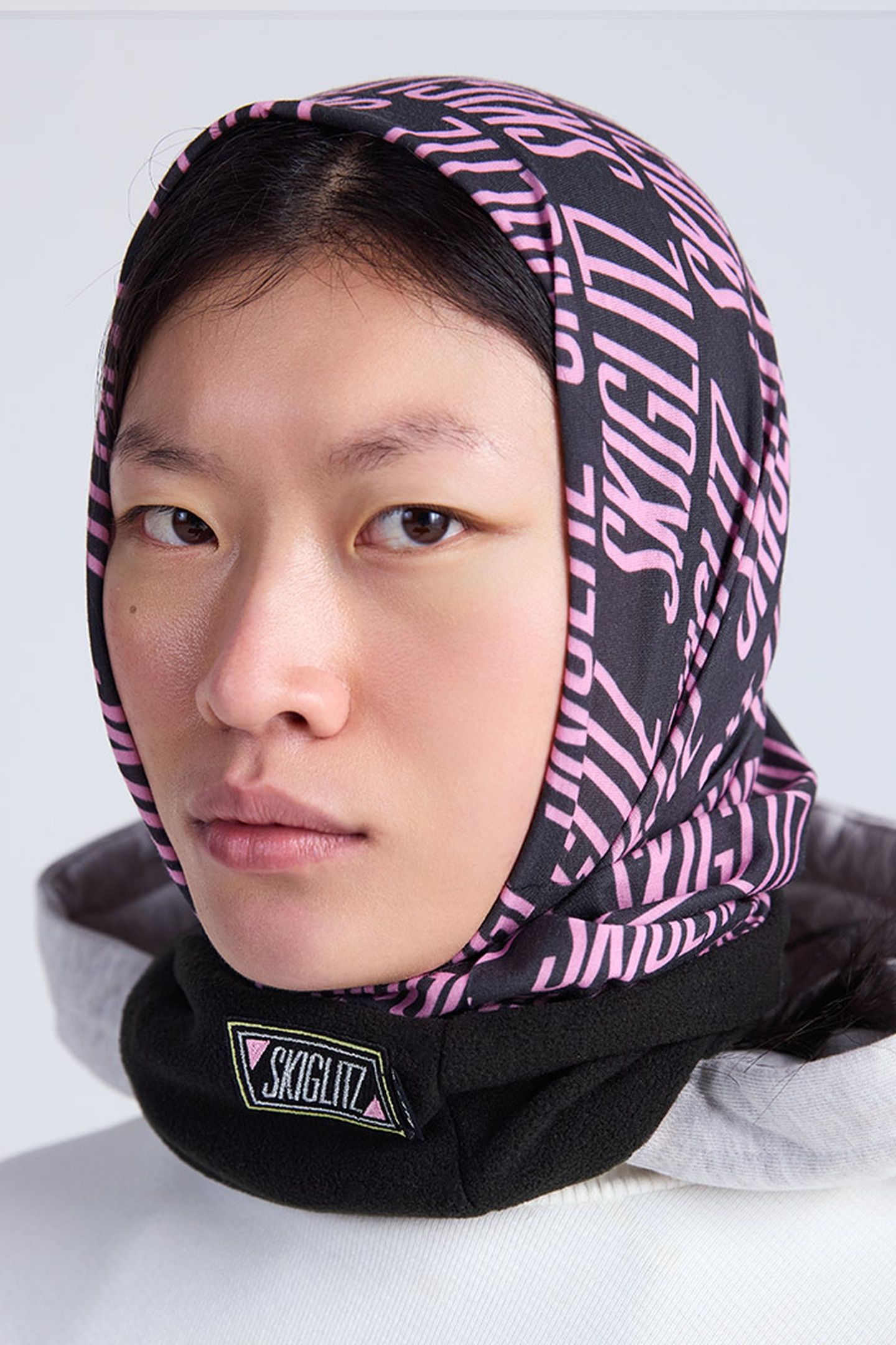 SKIGLITZ POLAR NECKWARMER PINK 1