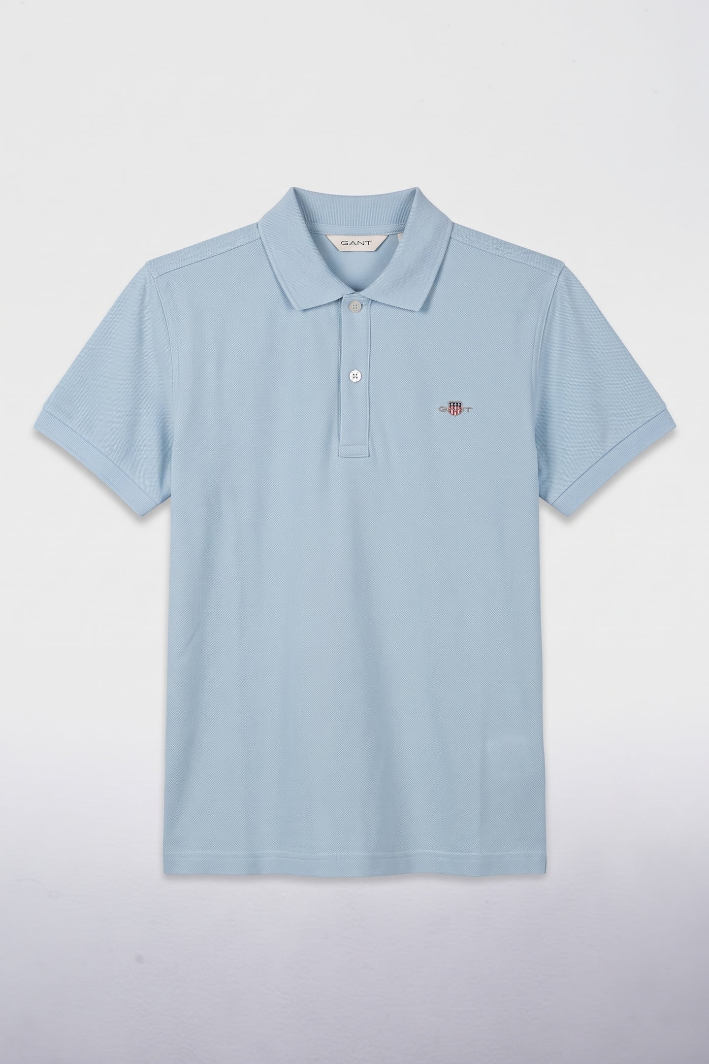 TEEN UNISEX SHIELD SS PIQUE CALMING BLUE 2