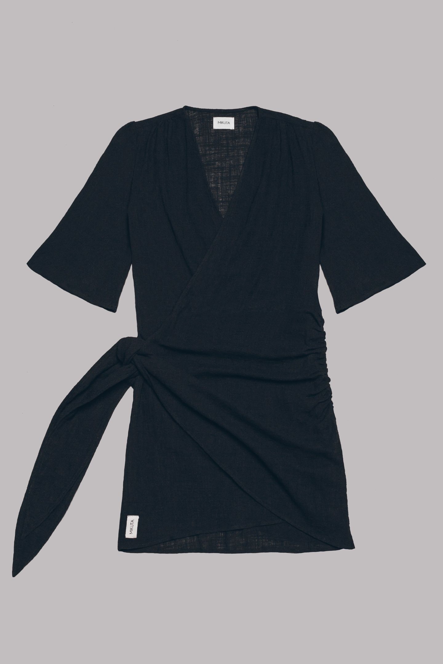 THE BLACK WRAP DRESS 3