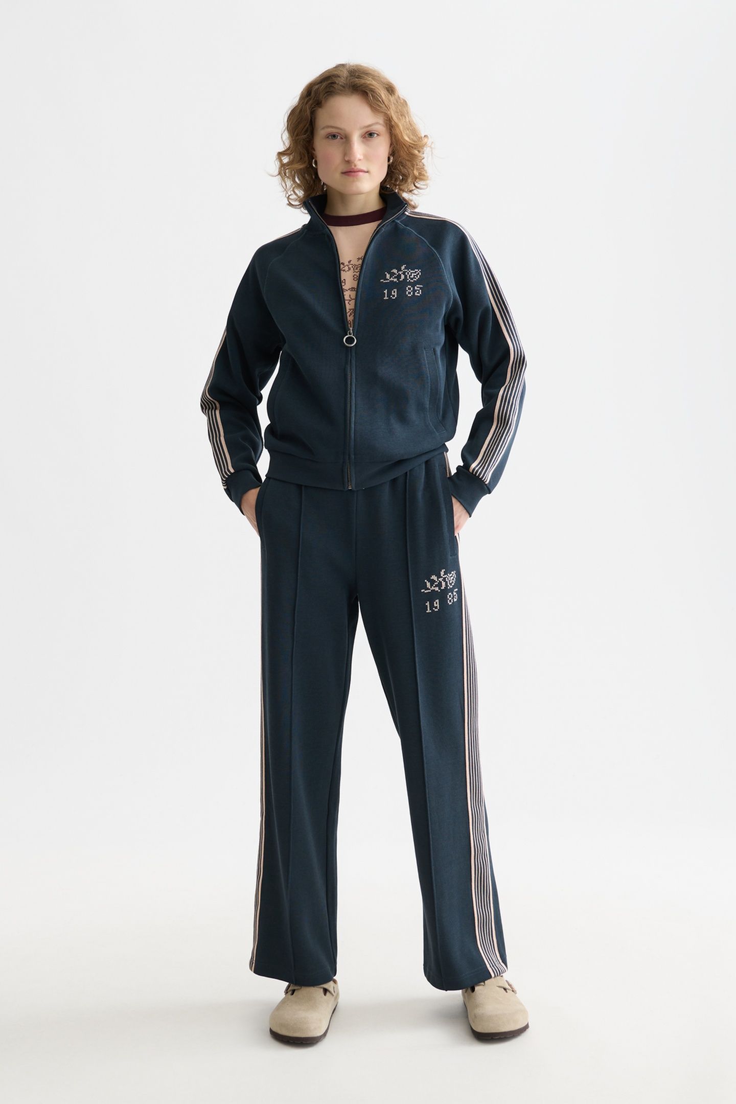 INTERLOCK SWEATPANTS CARBON 3