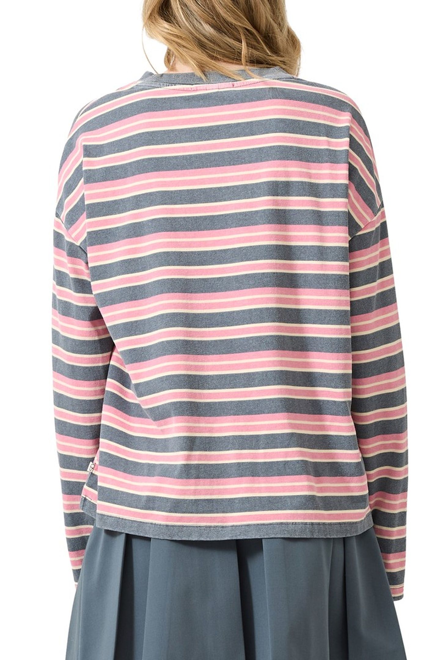 S.OLIVER-QS T-SHIRTS GREY/BLACK 2