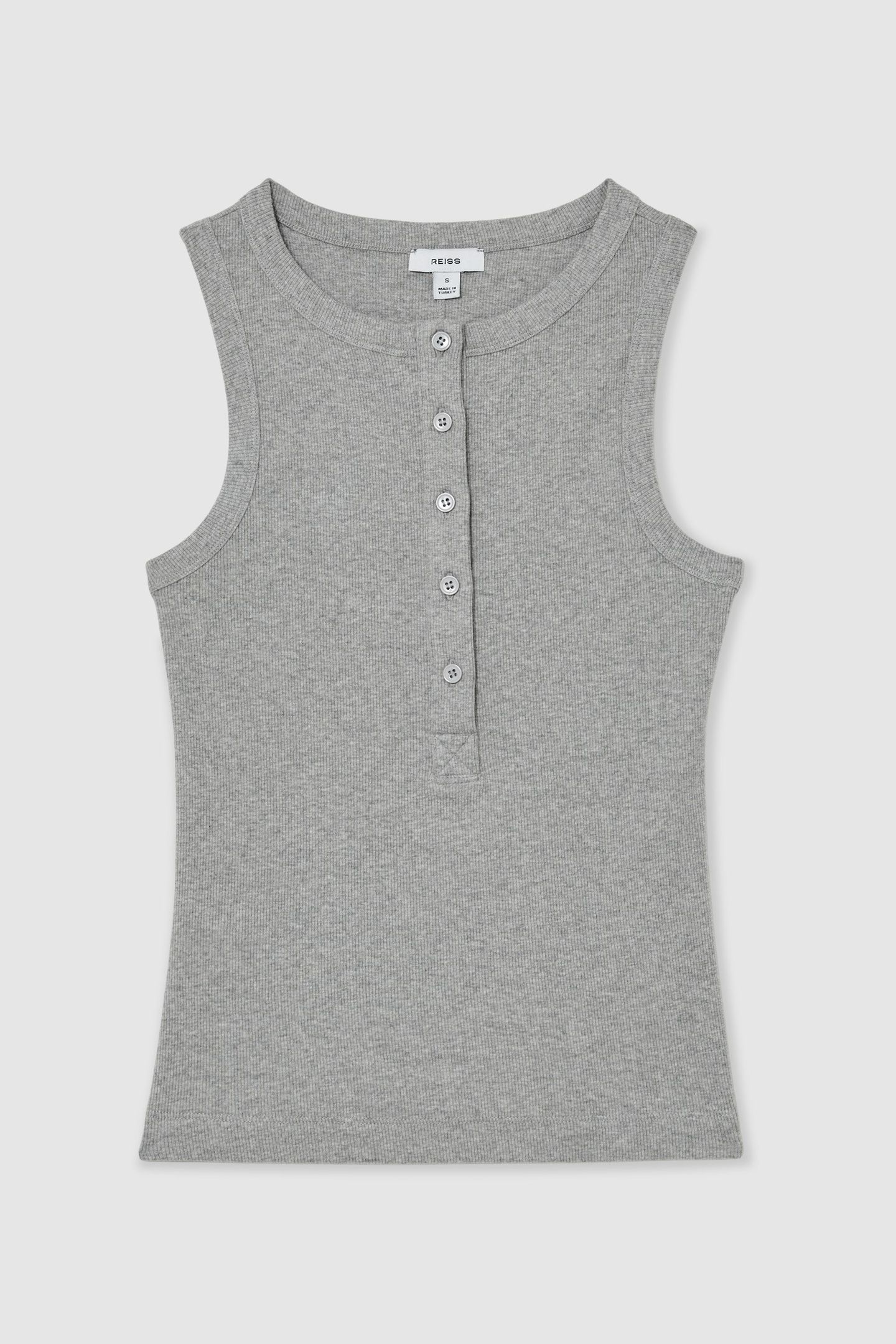 RIB VEST GREY MARL 4