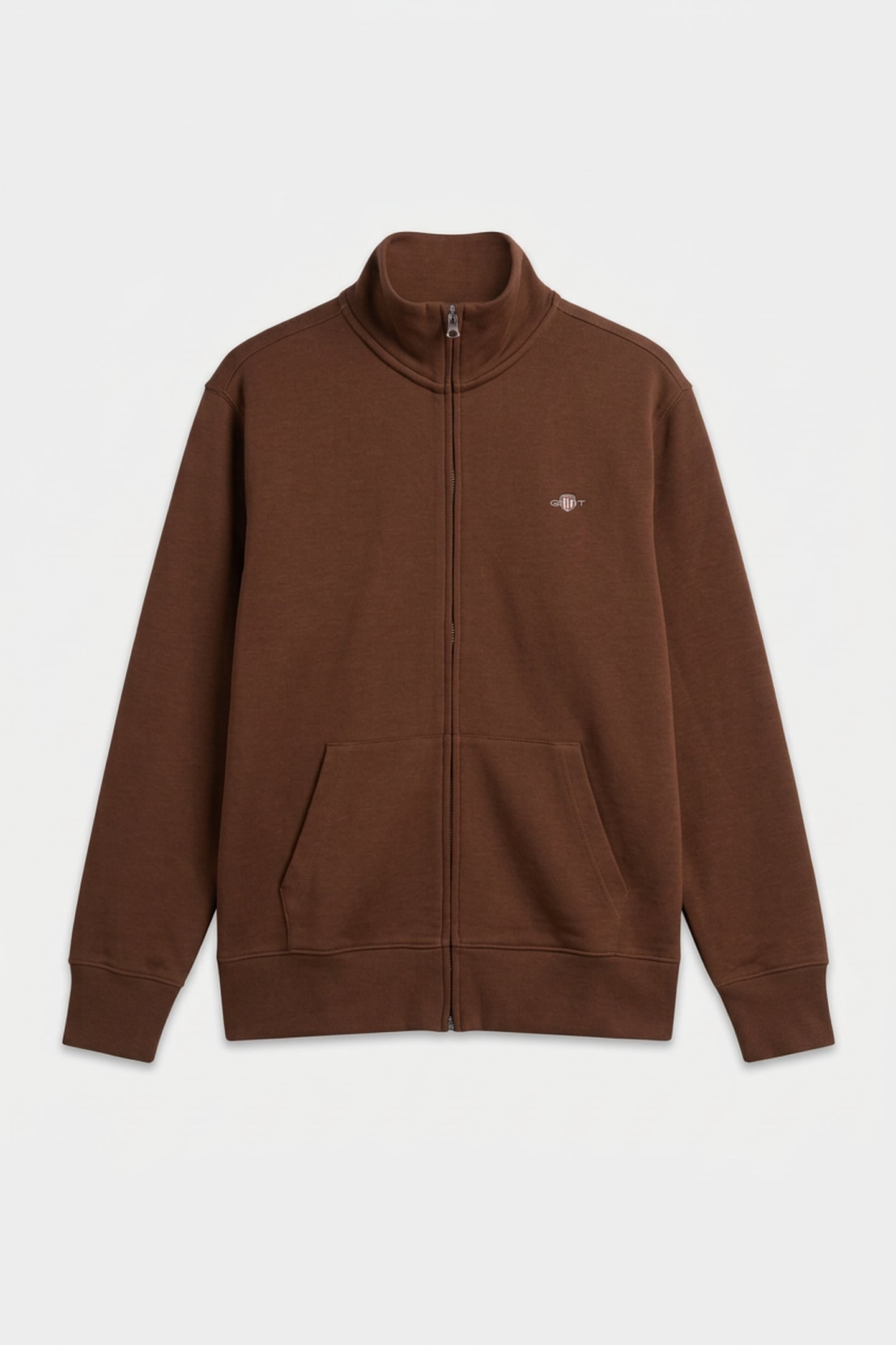REG SHIELD FULL ZIP SWEAT MAHOGANY BROWN 3