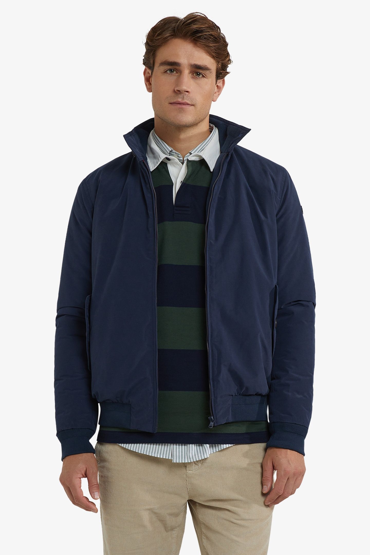 CLASSIC BOMBER JACKET NAVY 2