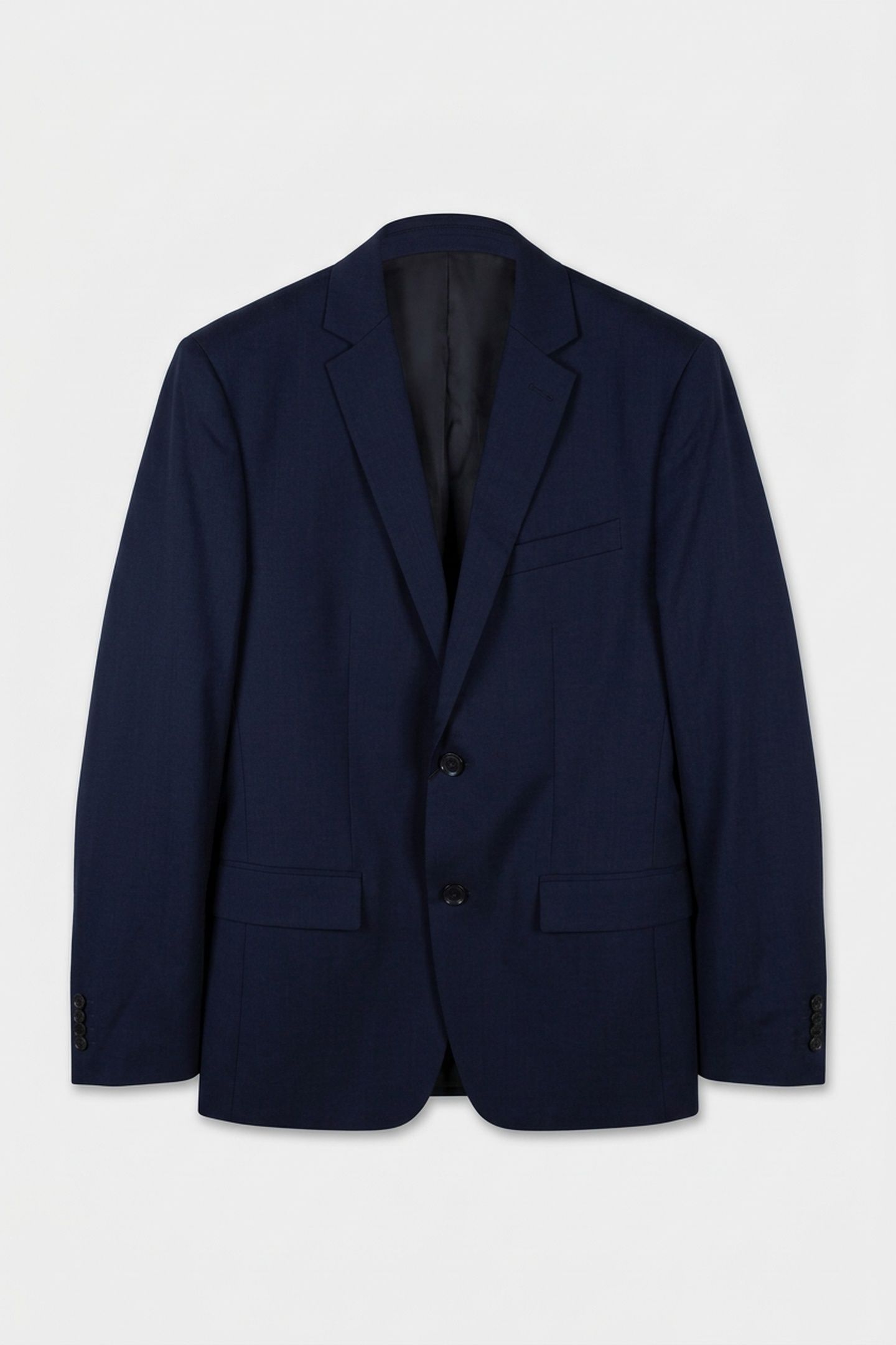 STRETCH WOOL REGULAR BLAZER INK BLUE 3