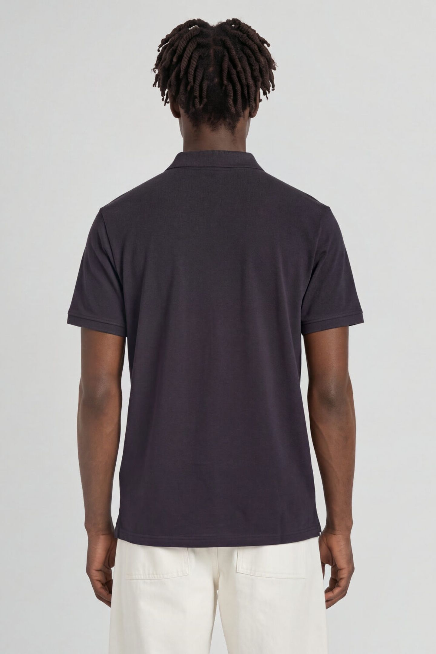 PLAIN POLO SHIRT CARBON 2