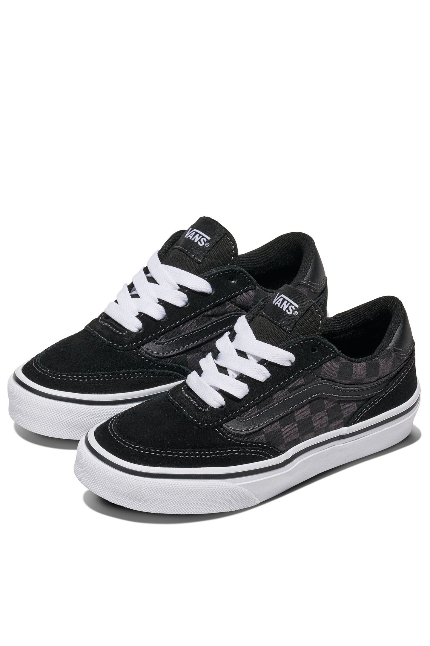 YOUTH BROOKLYN LS CHECKERBOARD BLACK/ASPHALT 3