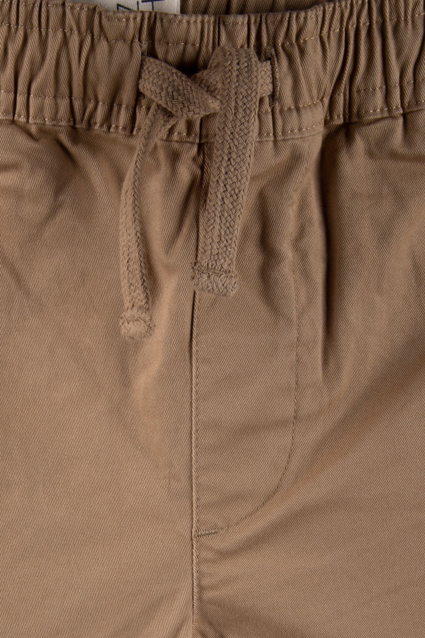 TEEN BOYS GANT CHINO DRAWSTRING TROUSER DARK KHAKI 4