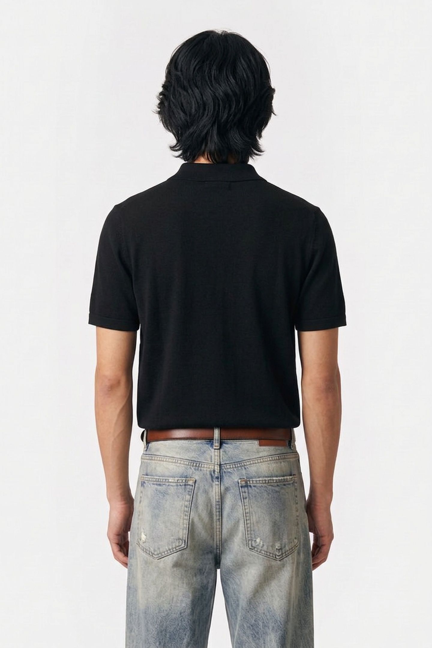 UNISEX POLO BLACK 3