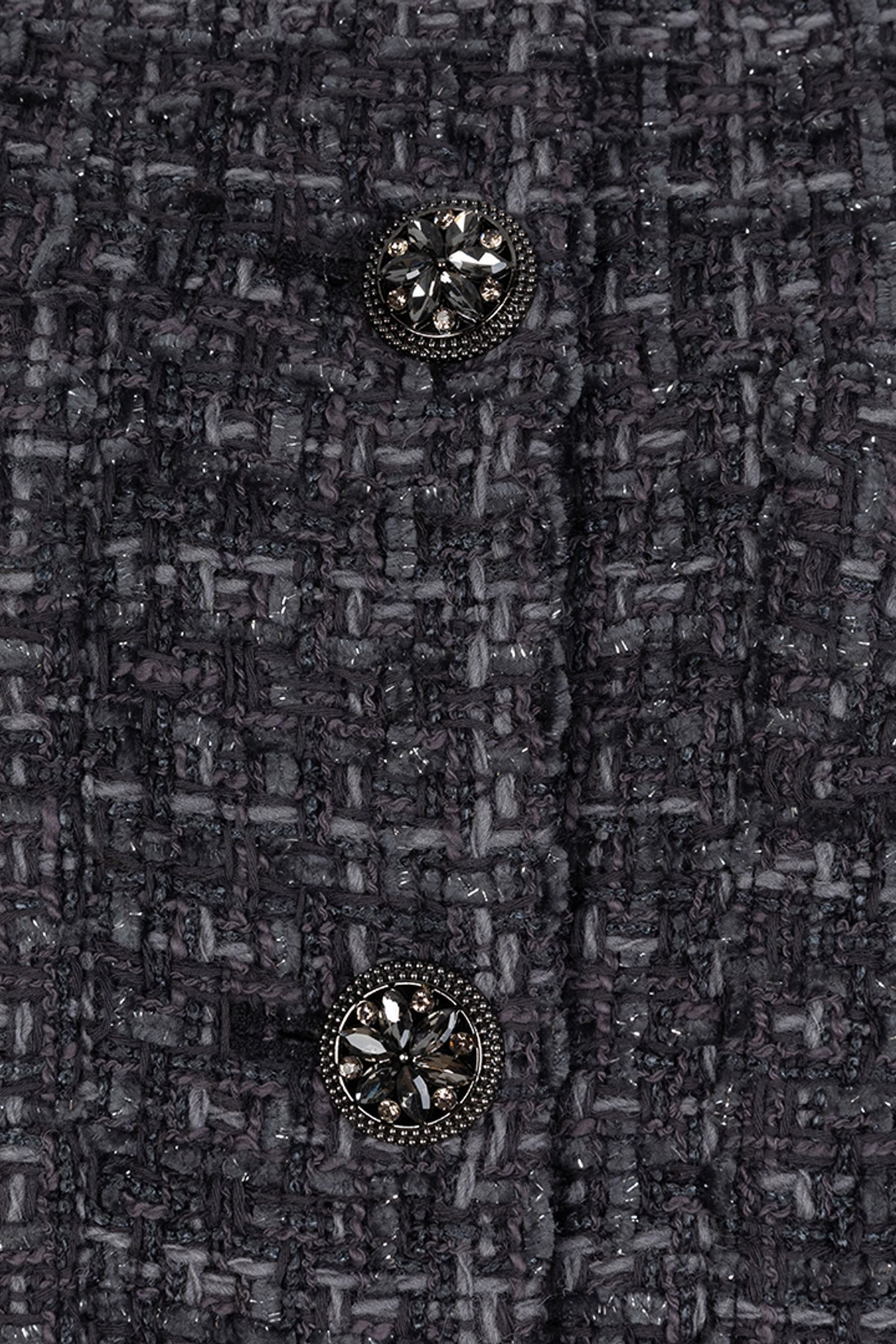 JACKET TWEED FANCY BUTTONS ANTHRACITE 3