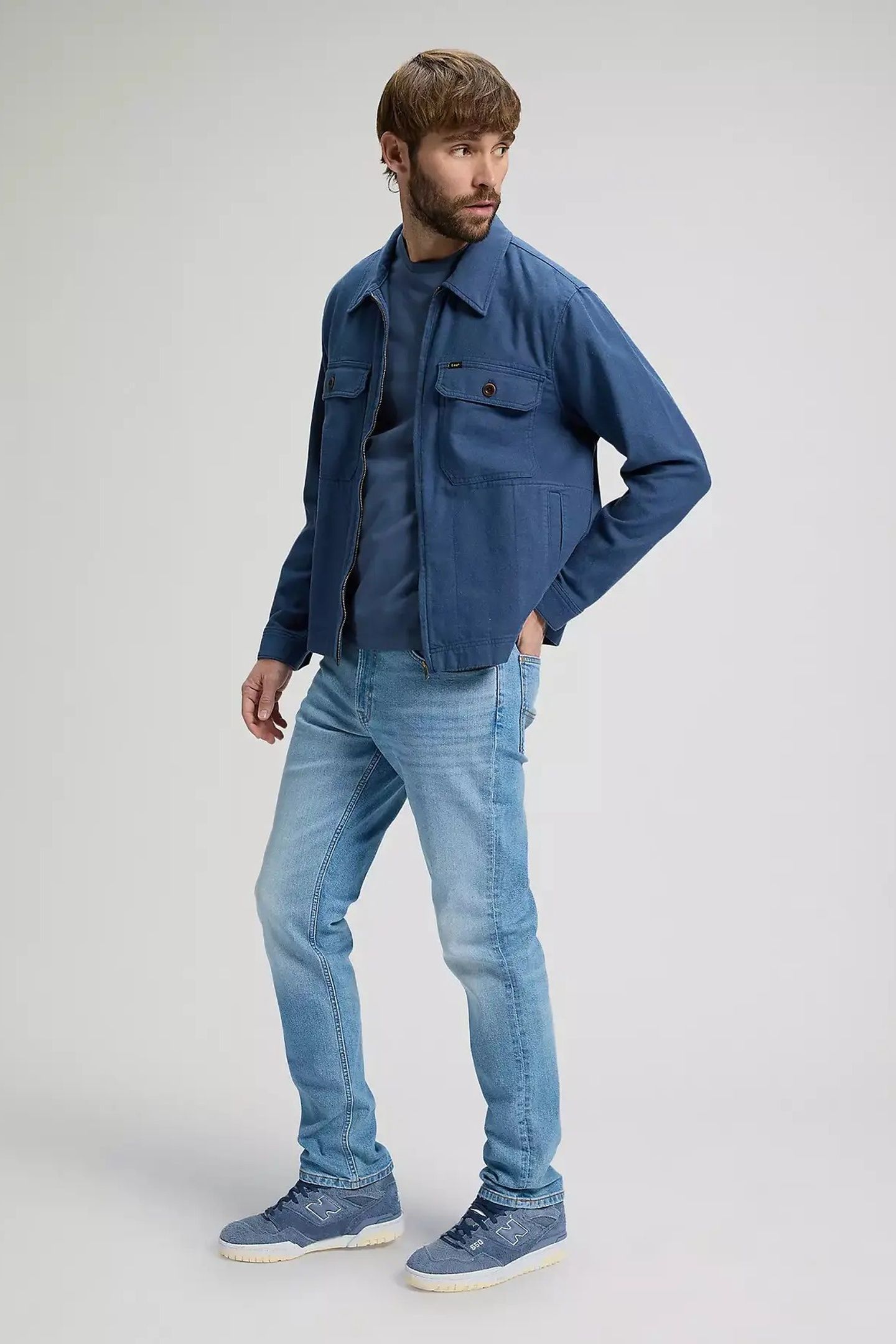 BROOKLYN JASPER STRAIGHT JEANS DENIM BLUE 2