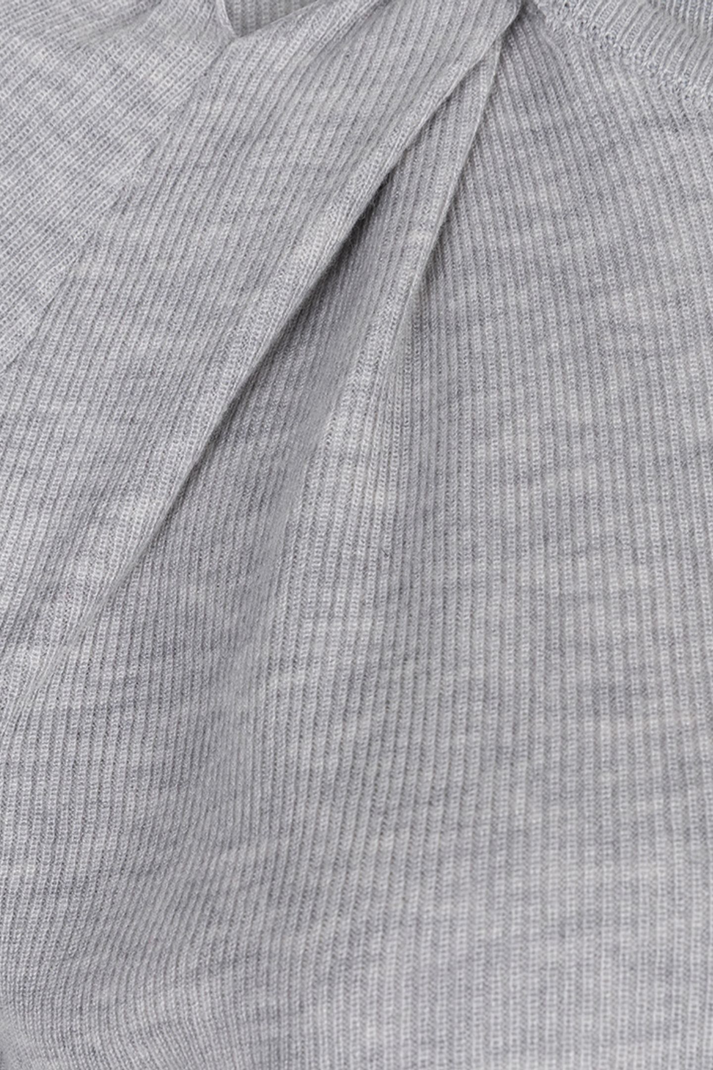 SWEATER L/SLVE TWIST LIGHT GREY MELANGE 8
