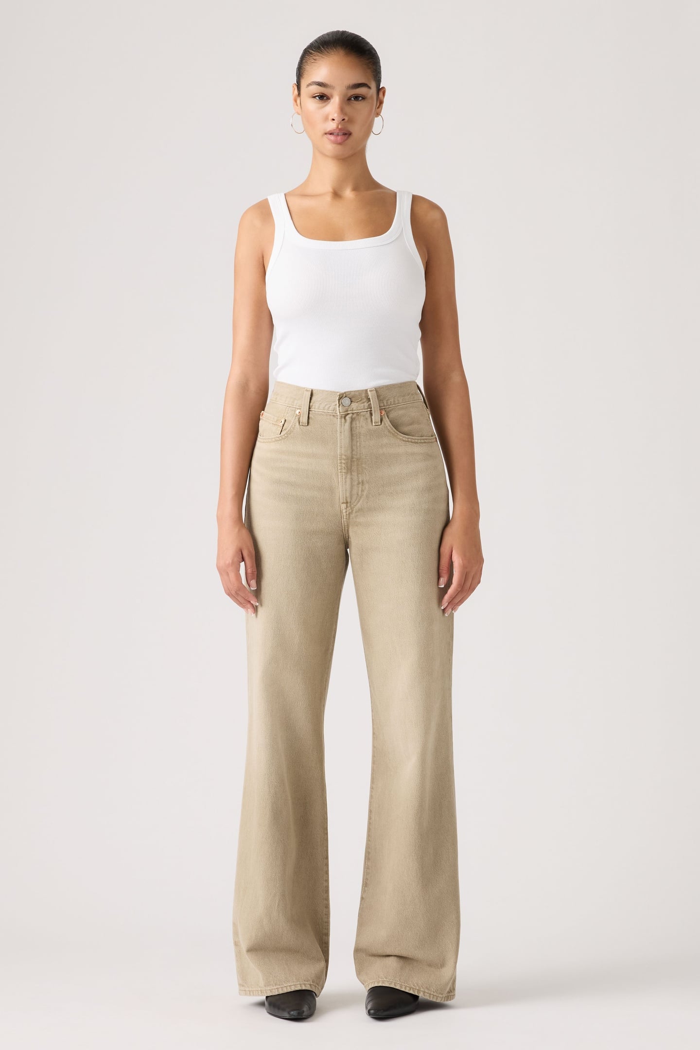 RIBCAGE WIDE LEG JEANS 1