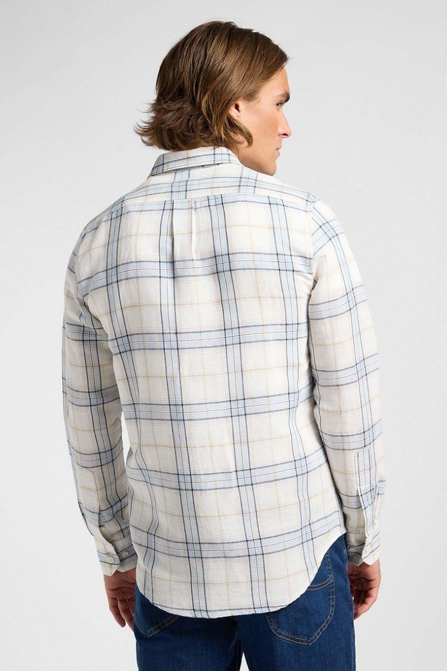LEESURE SHIRT SHY BLUE REGULAR BLUE 2