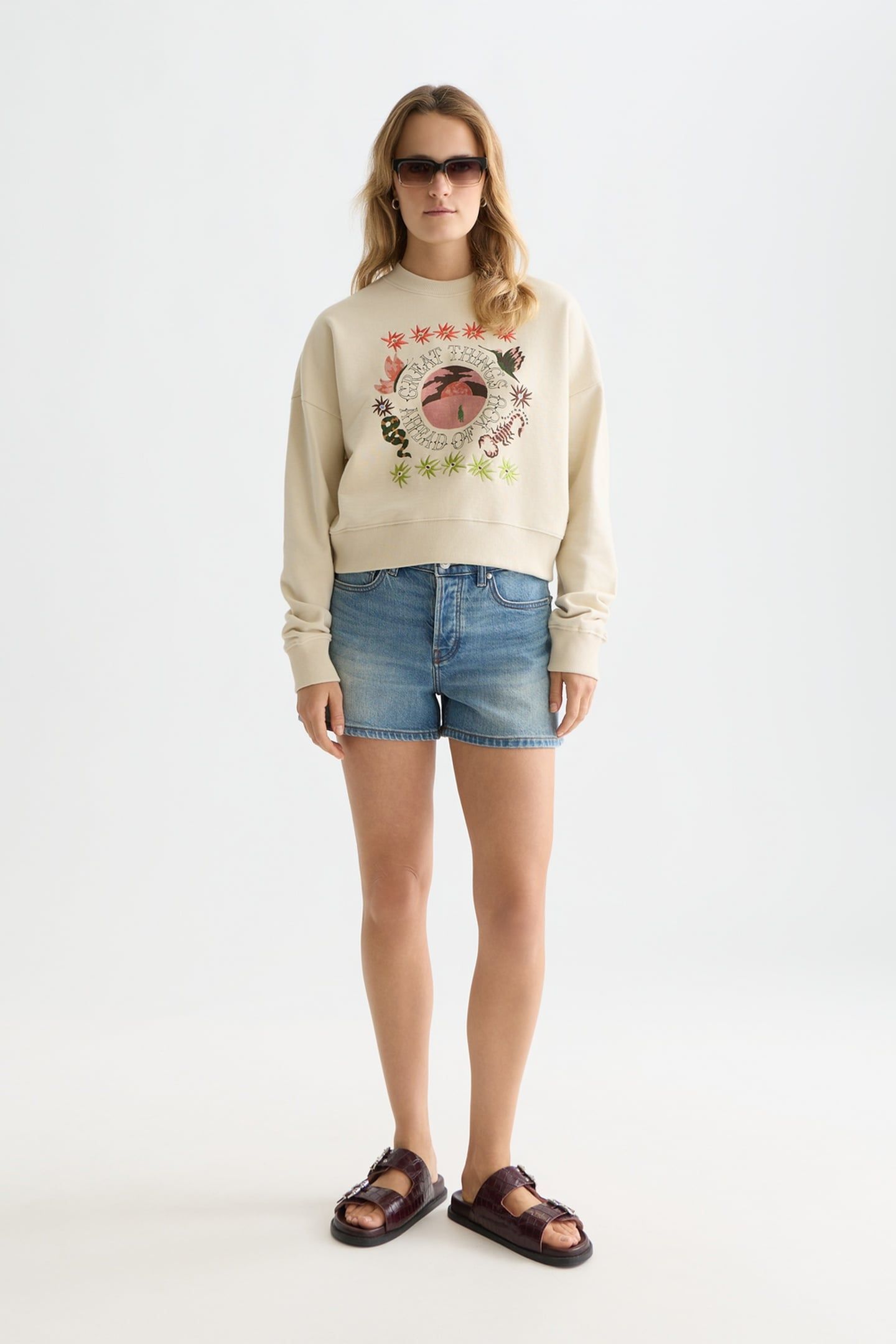ARTWORK RELAXED-FIT SWEATSHIRT FOG 3