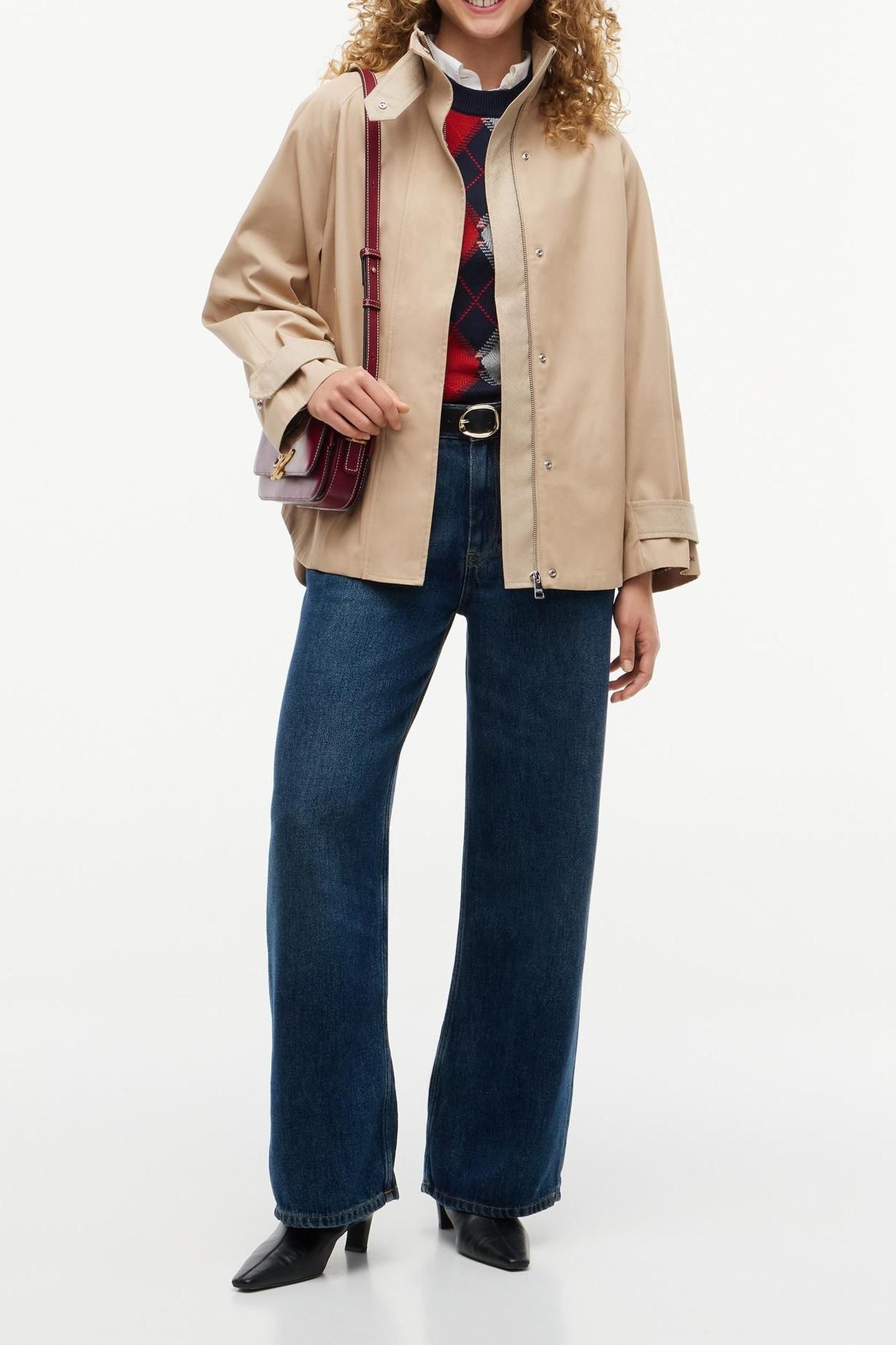 COTTON CAPE COAT BEIGE 3