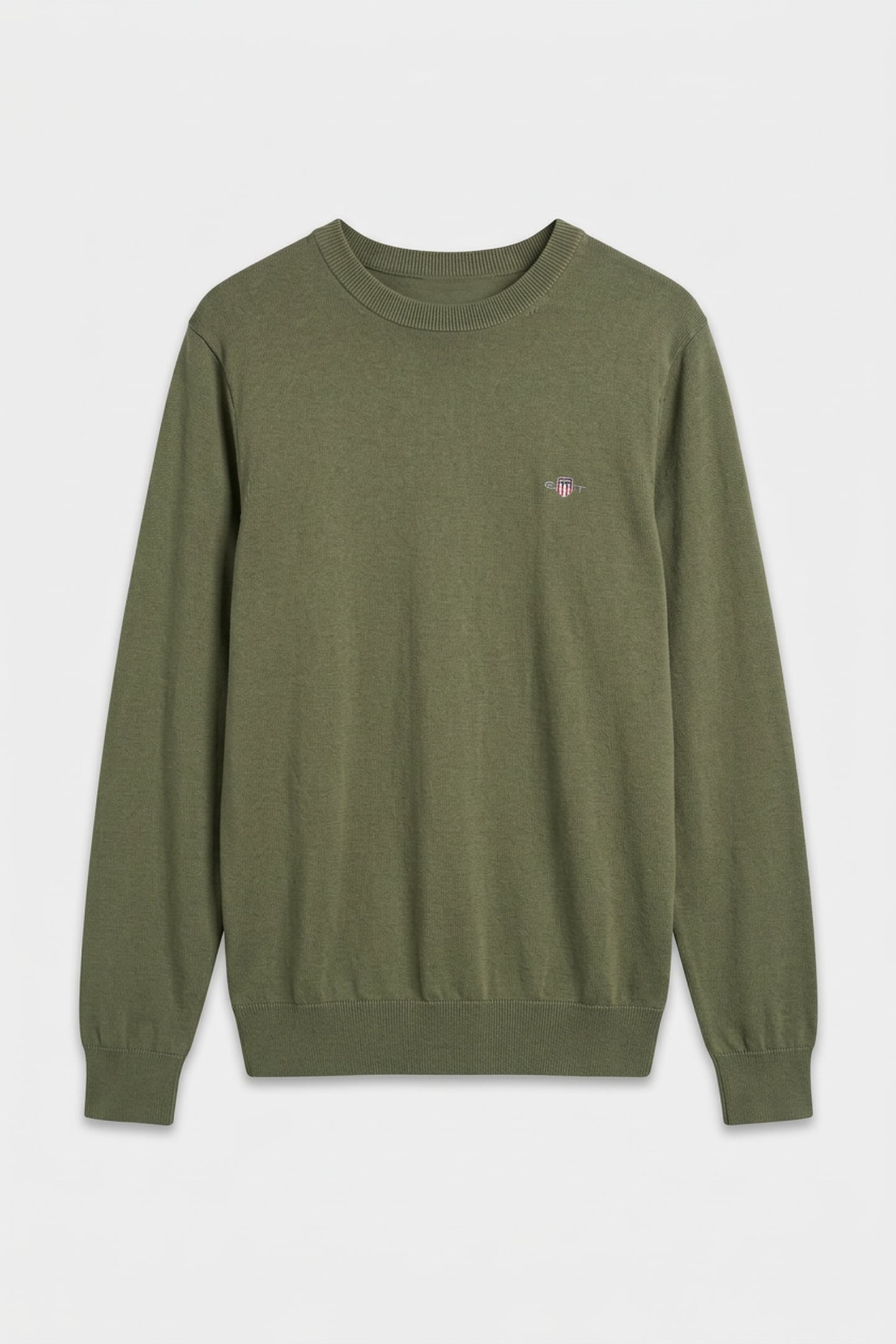 CLASSIC COTTON C-NECK DRY HERB GREEN 3
