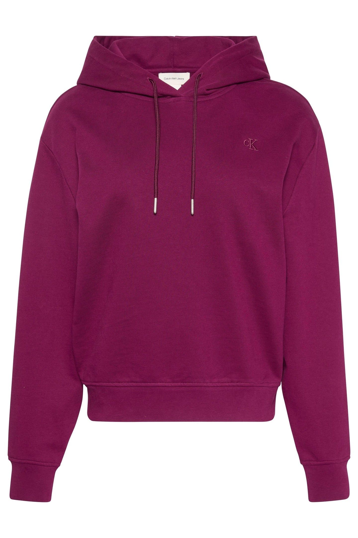 LS FRENCH TERRY HOODIE BERRY GLAZE 1