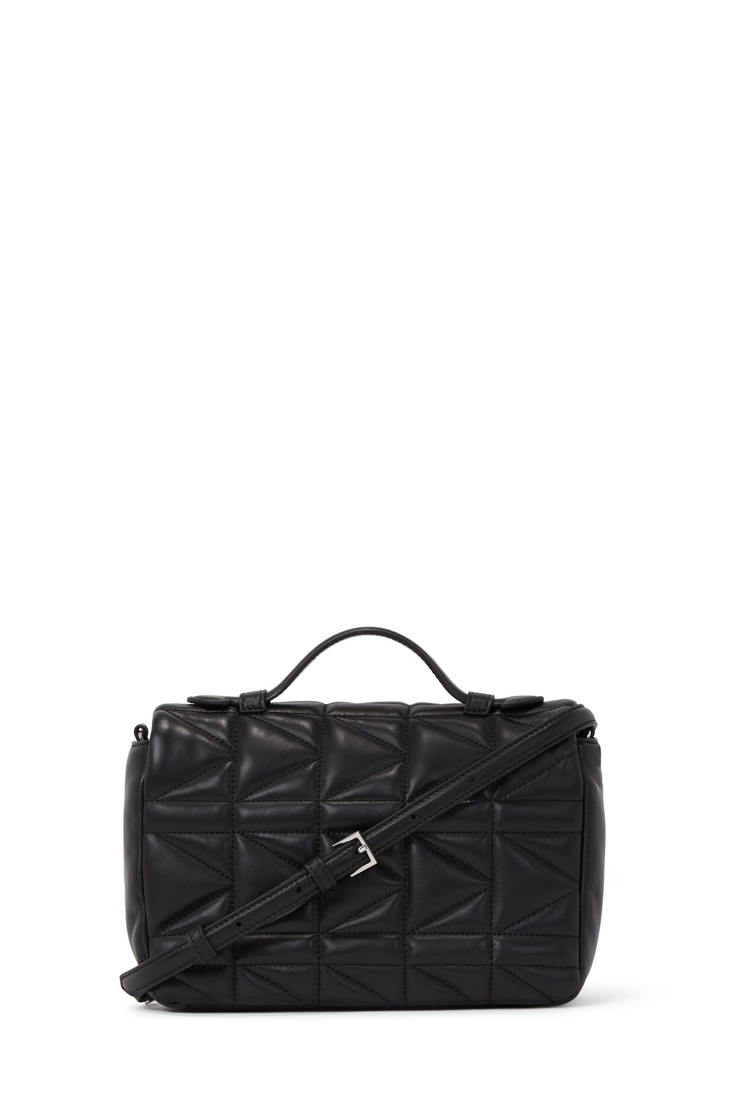 K/KUILT TOP HANDLE CROSSBODY BLACK-NICKEL 3