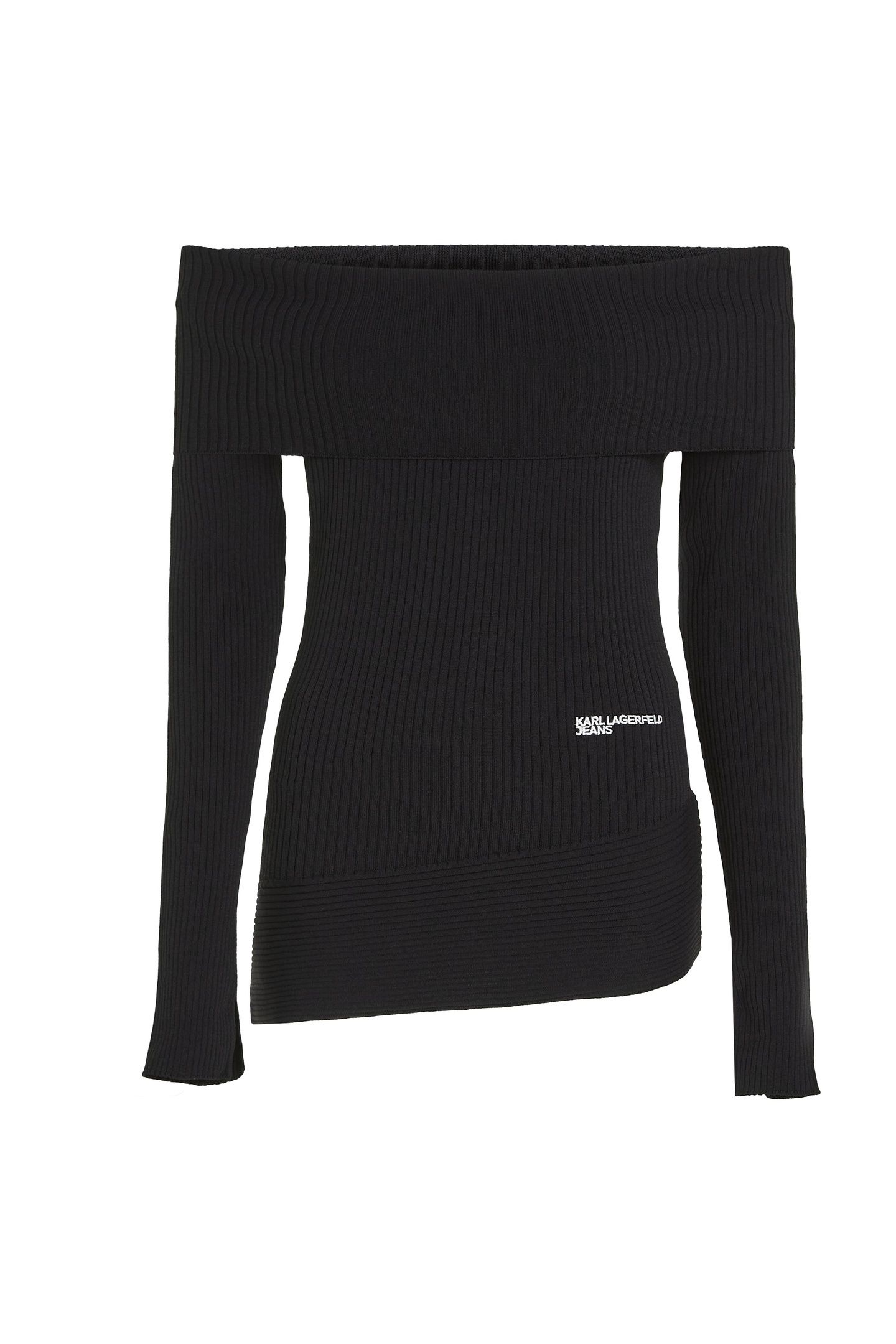 KLJ OFF SHOULDER KNIT BLACK 4