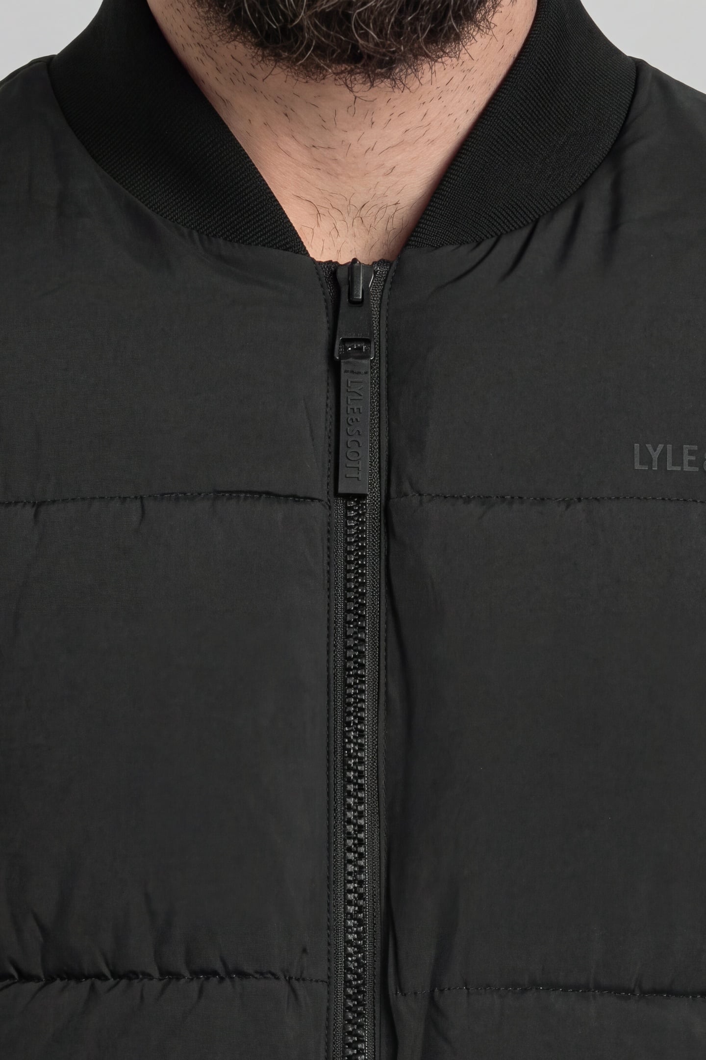 PUFFER BOMBER JACKET JET BLACK 8