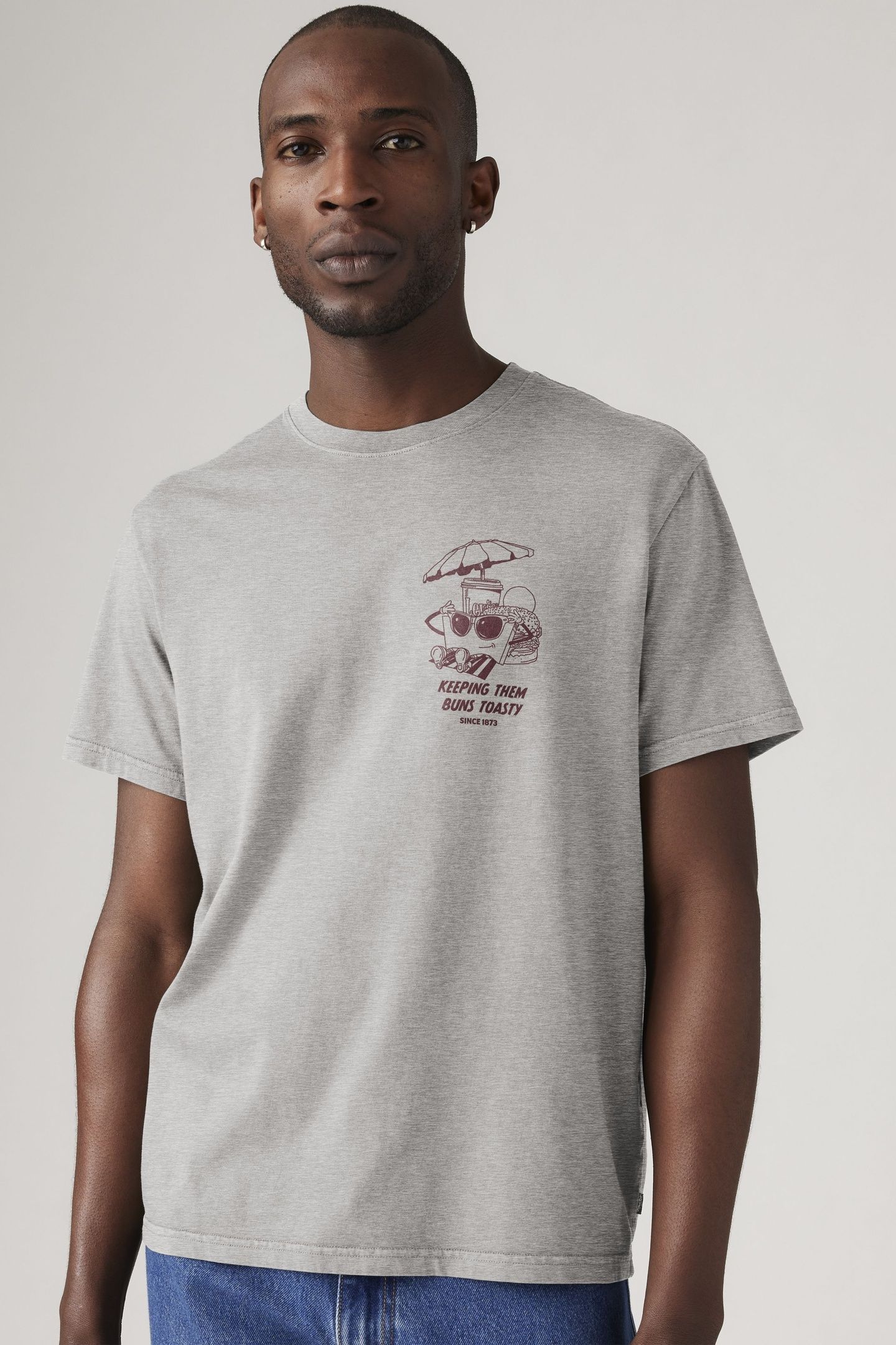 SS RELAXED FIT TEE LS FRESH MID TONE 1